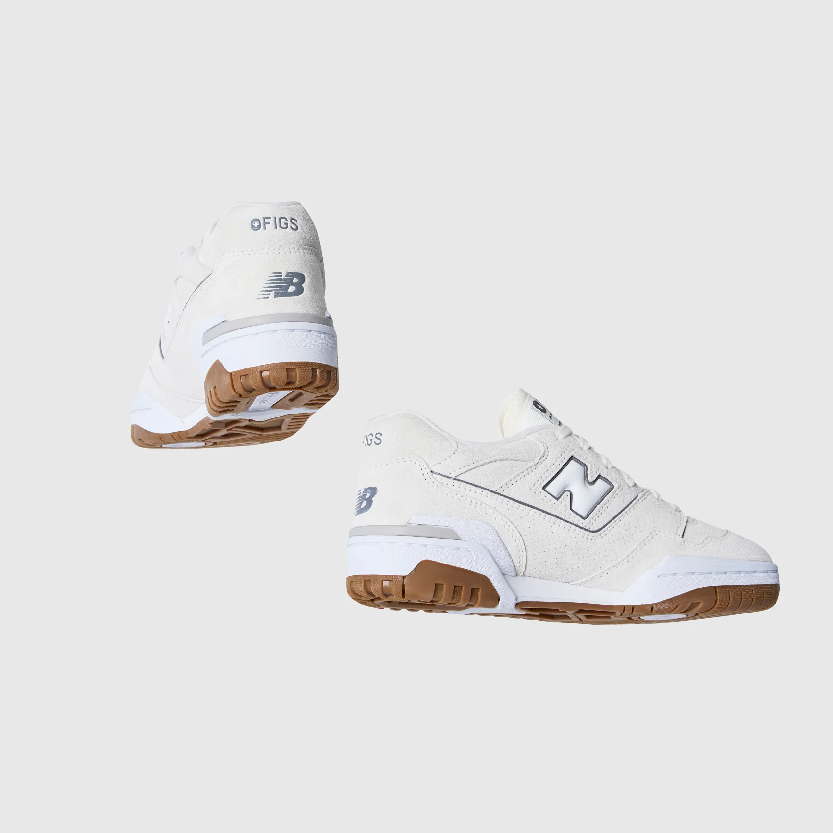 unisex Cream/Optic White FIGS | New Balance 550