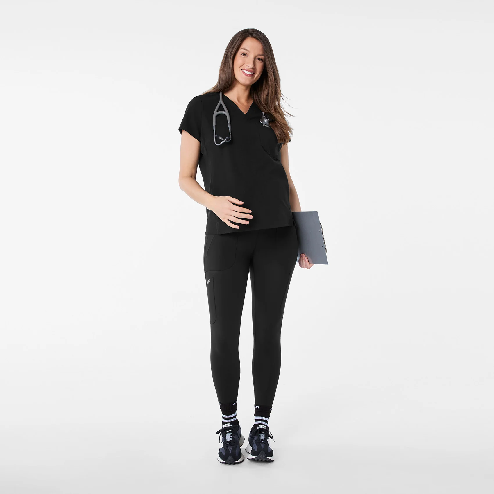 25425-women-s-black-ashland-maternity-scrubleggingtm-2.webp women's Black Ashland - Maternity ScrubLegging™