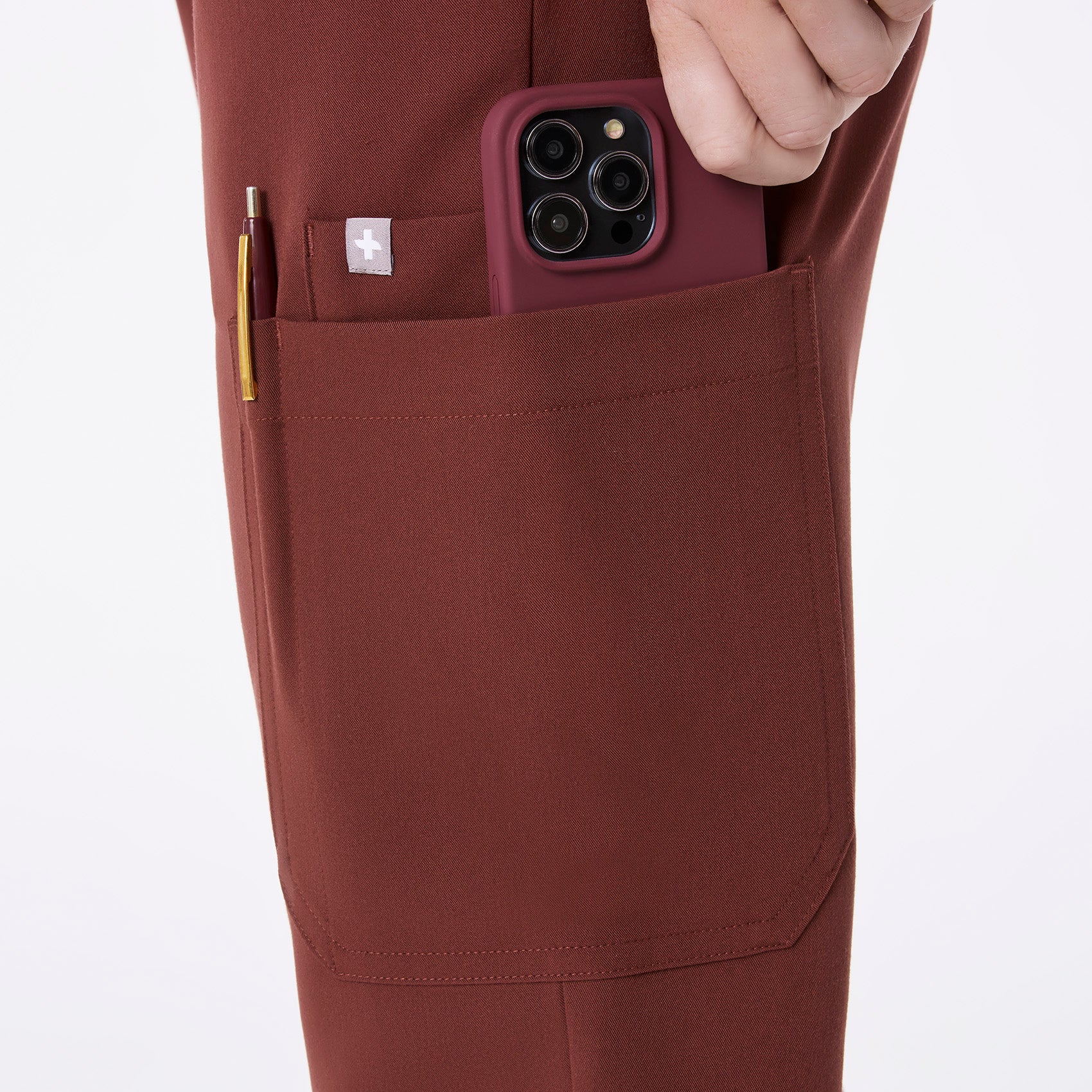 women's Walnut Uman Relaxed - Tall Jogger Scrub Pant