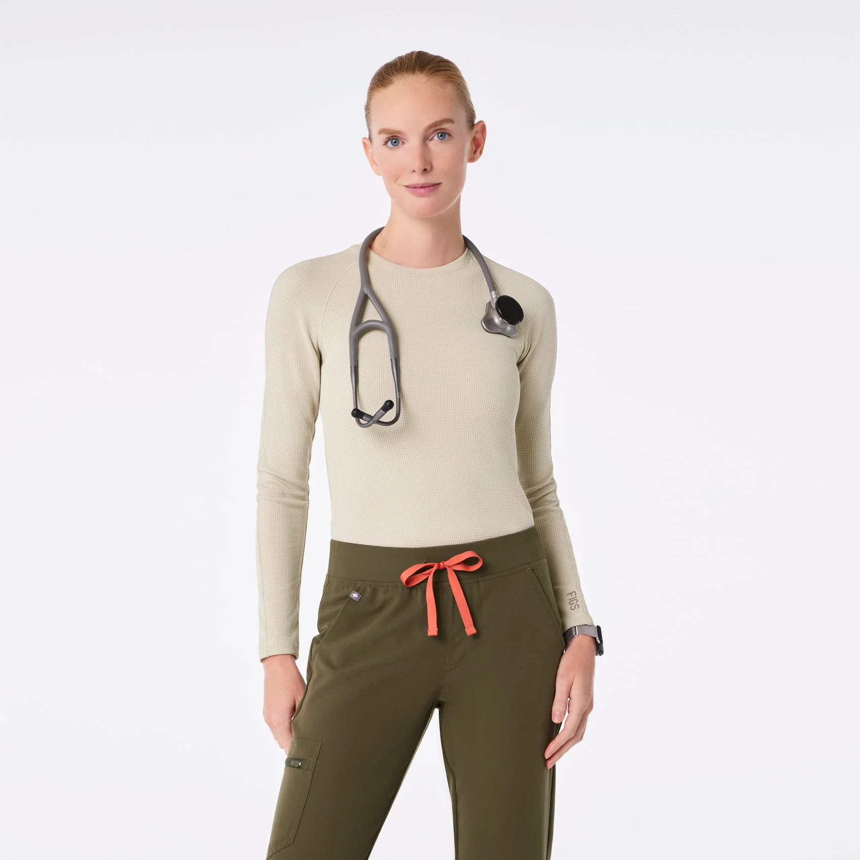 2740-women-s-bone-waffle-longsleeve-underscrub-1.webp women's Bone Waffle - Longsleeve Underscrub
