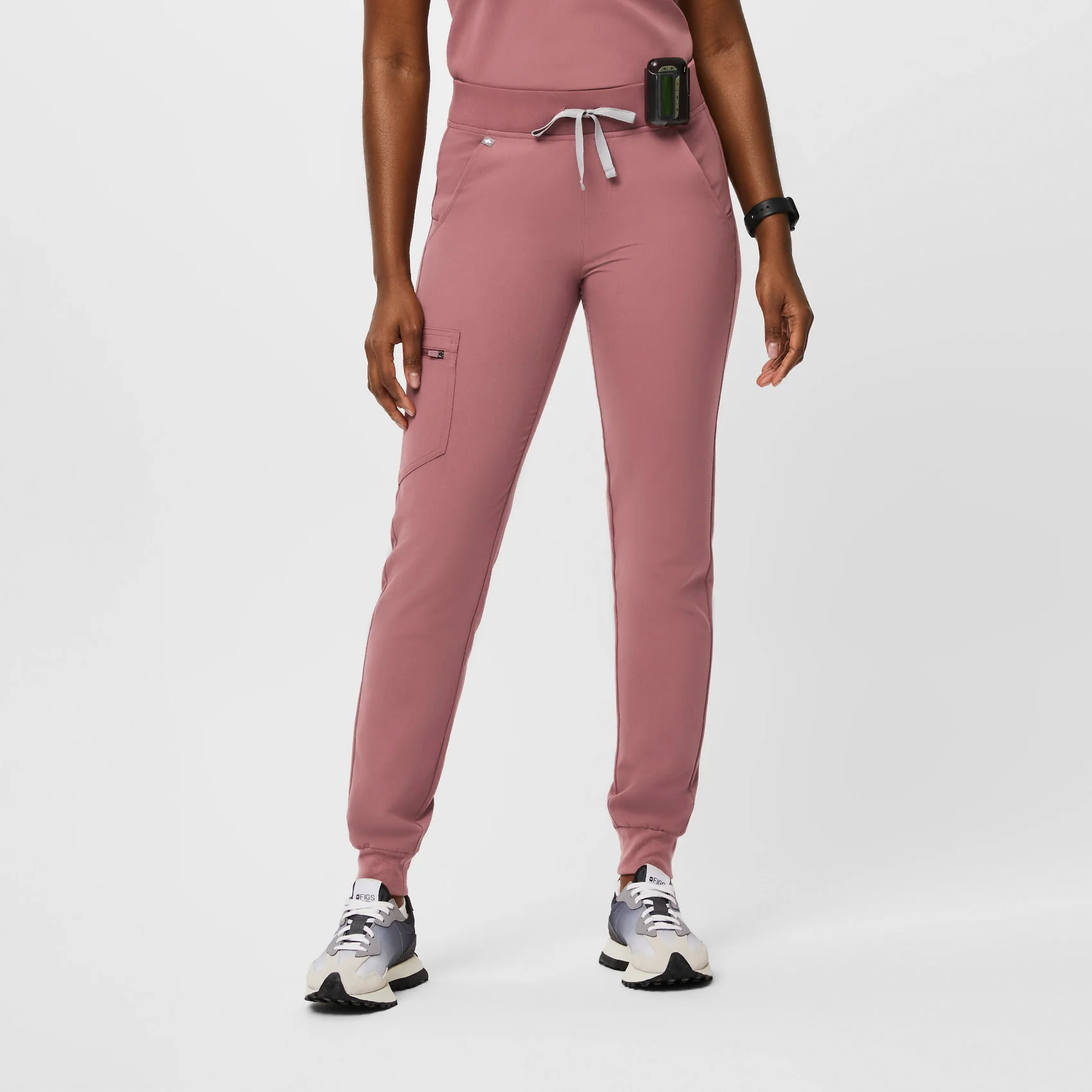 women's Mauve Zamora™ - Petite Jogger Scrub Pants