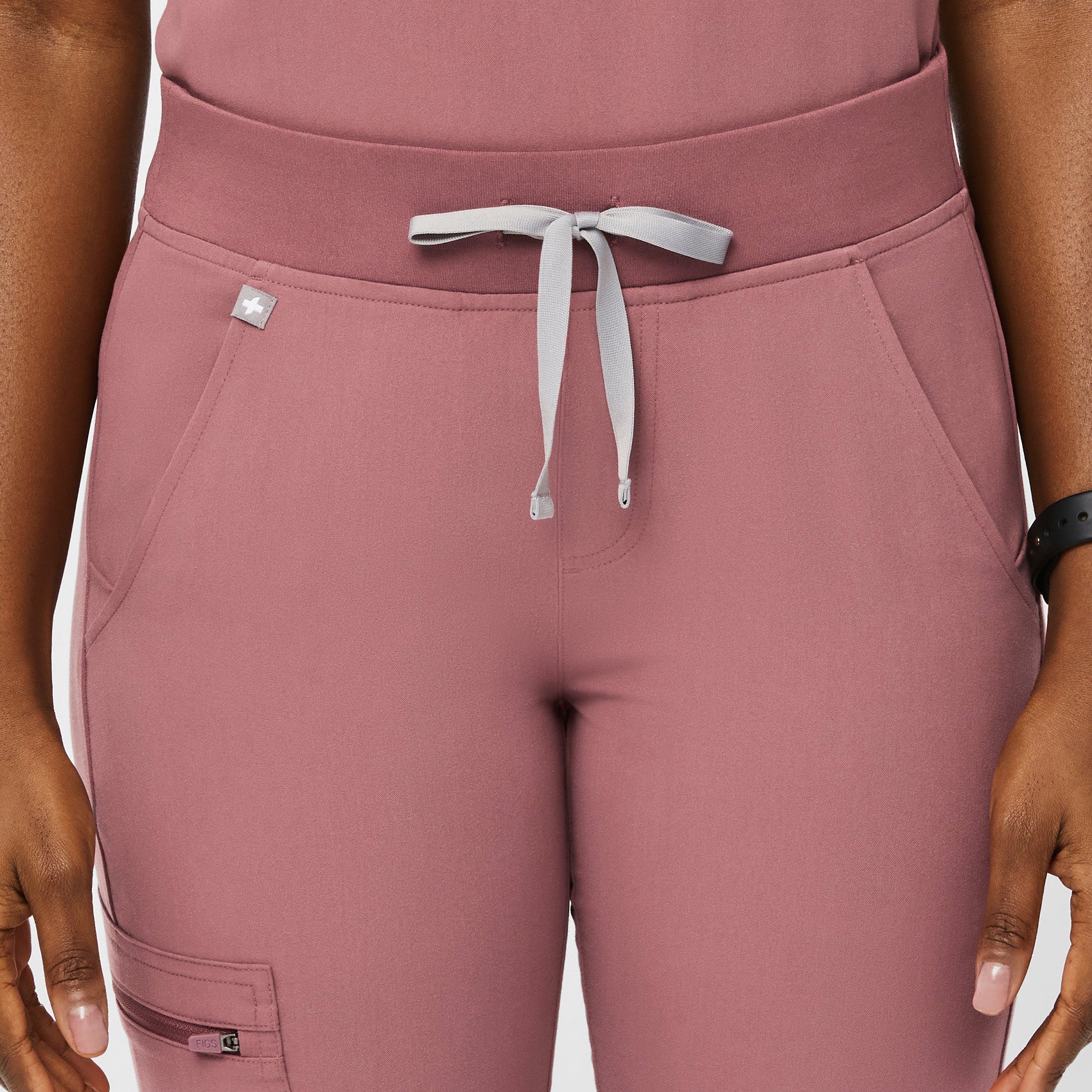 women's Mauve Zamora™ - Petite Jogger Scrub Pants