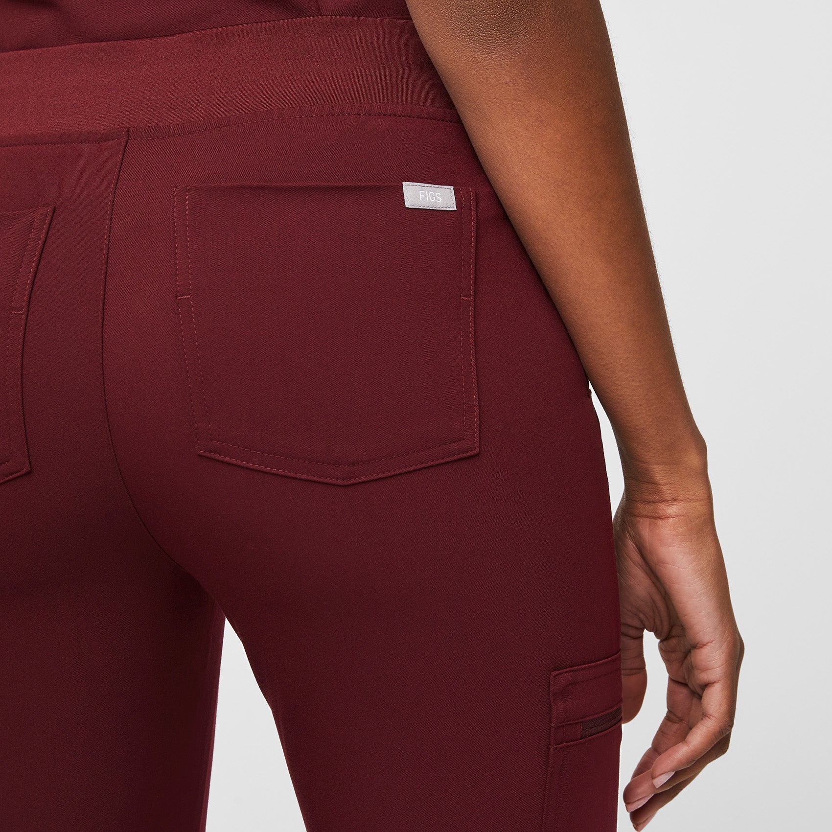 3063-women-s-burgundy-zamoratm-petite-jogger-scrub-pants-6.jpg Women's Burgundy Zamora™ - Petite Jogger Scrub Pants