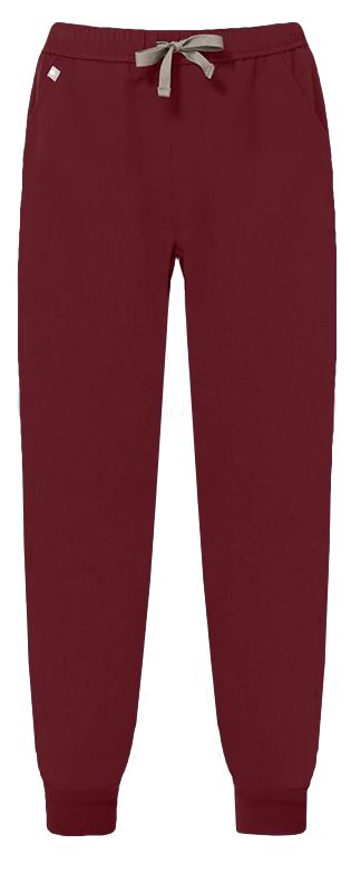 Men's Burgundy Tansen™ - Short Jogger Scrub Pants
