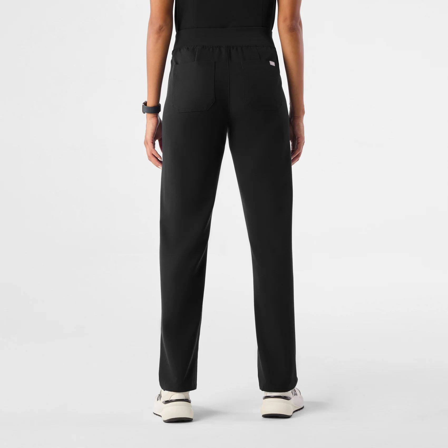 women's Black Livingston™ High Waisted - Tall Basic Scrub Pants