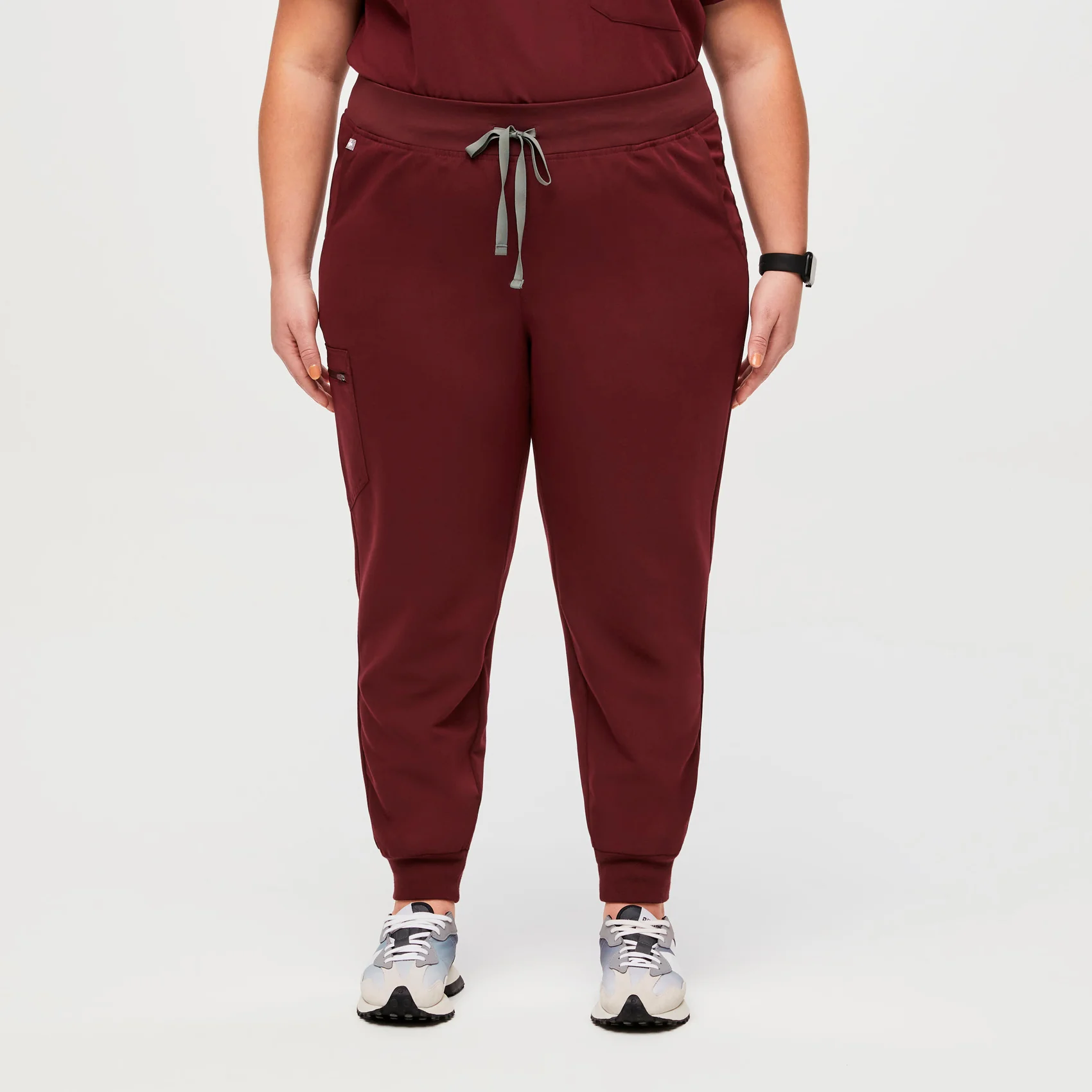 3868-women-s-burgundy-high-waisted-zamoratm-tall-jogger-scrub-pants-3xl-6xl-1.webp women's Burgundy High Waisted Zamora™ - Tall Jogger Scrub Pants (3XL - 6XL)