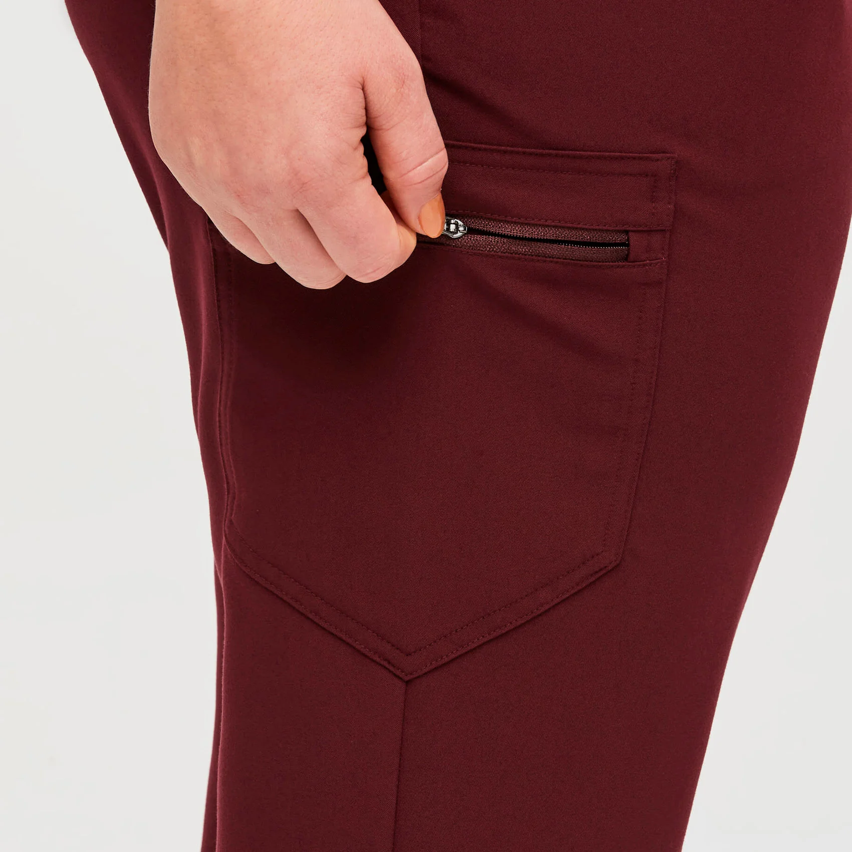 3868-women-s-burgundy-high-waisted-zamoratm-tall-jogger-scrub-pants-3xl-6xl-6.webp women's Burgundy High Waisted Zamora™ - Tall Jogger Scrub Pants (3XL - 6XL)