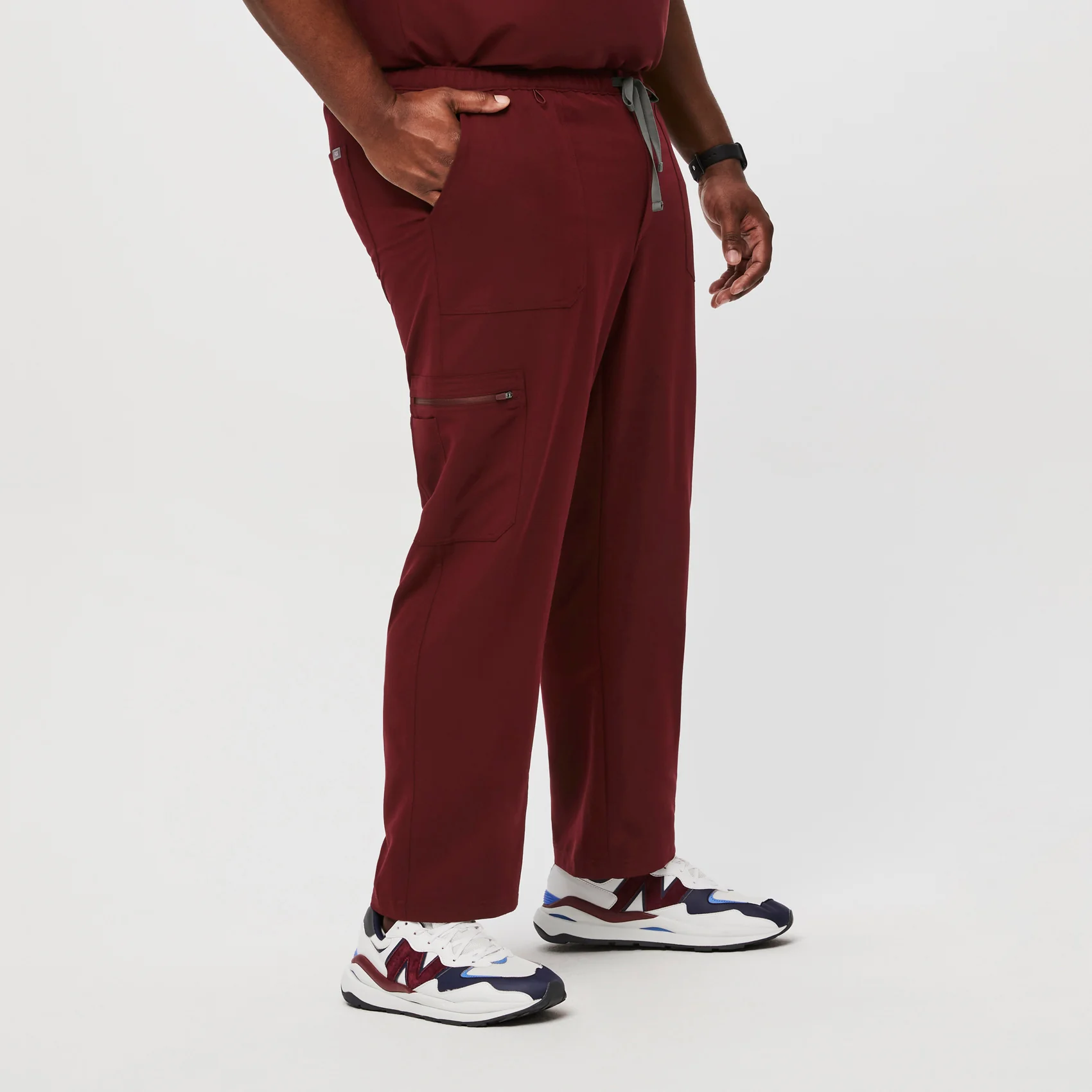 4419-men-s-burgundy-cairotm-short-cargo-scrub-pants-3xl-6xl-3.webp men's Burgundy Cairo™ - Short Cargo Scrub Pants (3XL - 6XL)
