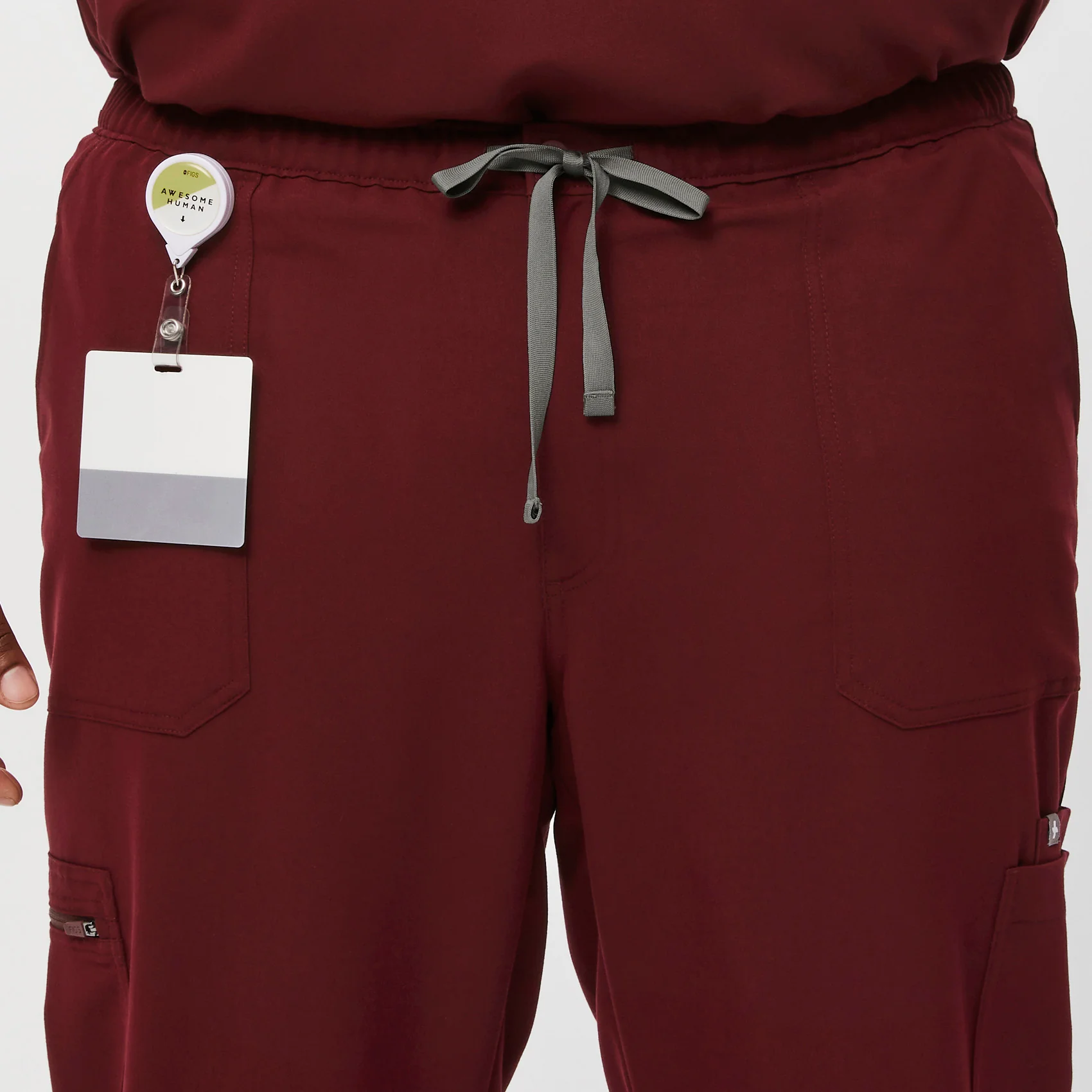 4419-men-s-burgundy-cairotm-short-cargo-scrub-pants-3xl-6xl-5.webp men's Burgundy Cairo™ - Short Cargo Scrub Pants (3XL - 6XL)