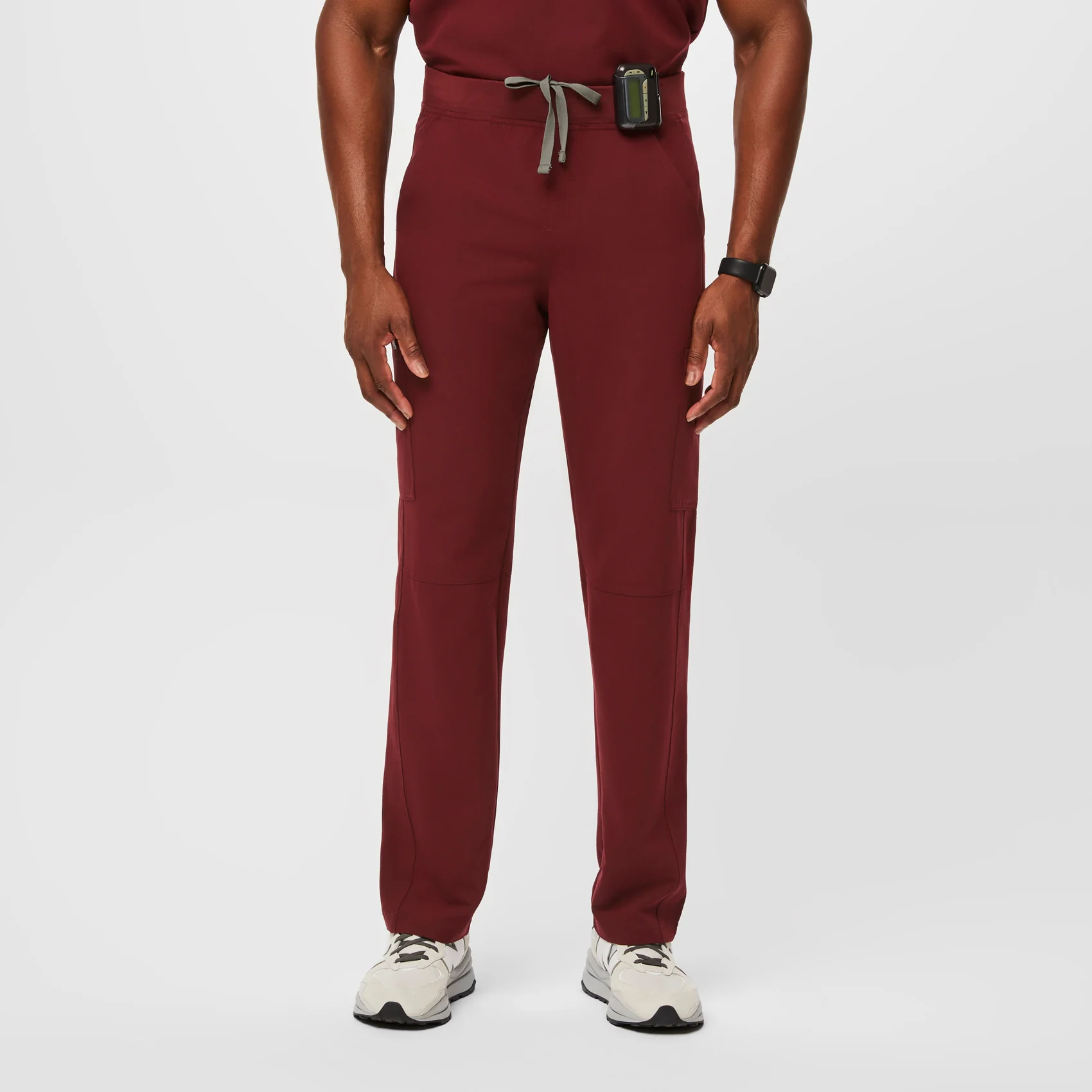 men's Burgundy Axim™ - Tall Cargo Scrub Pants (3XL - 6XL)