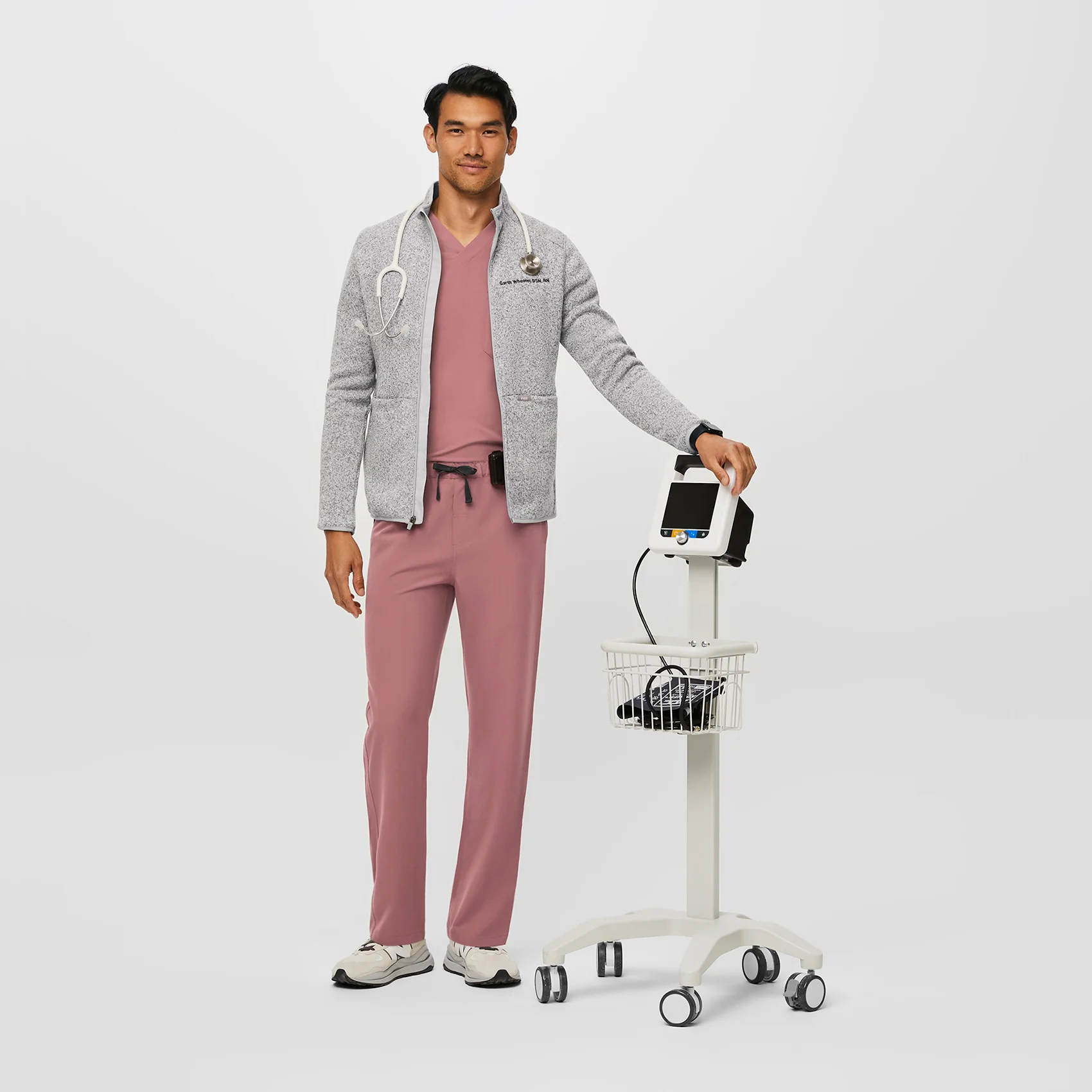 men's Mauve Pisco™- Tall Basic Scrub Pants