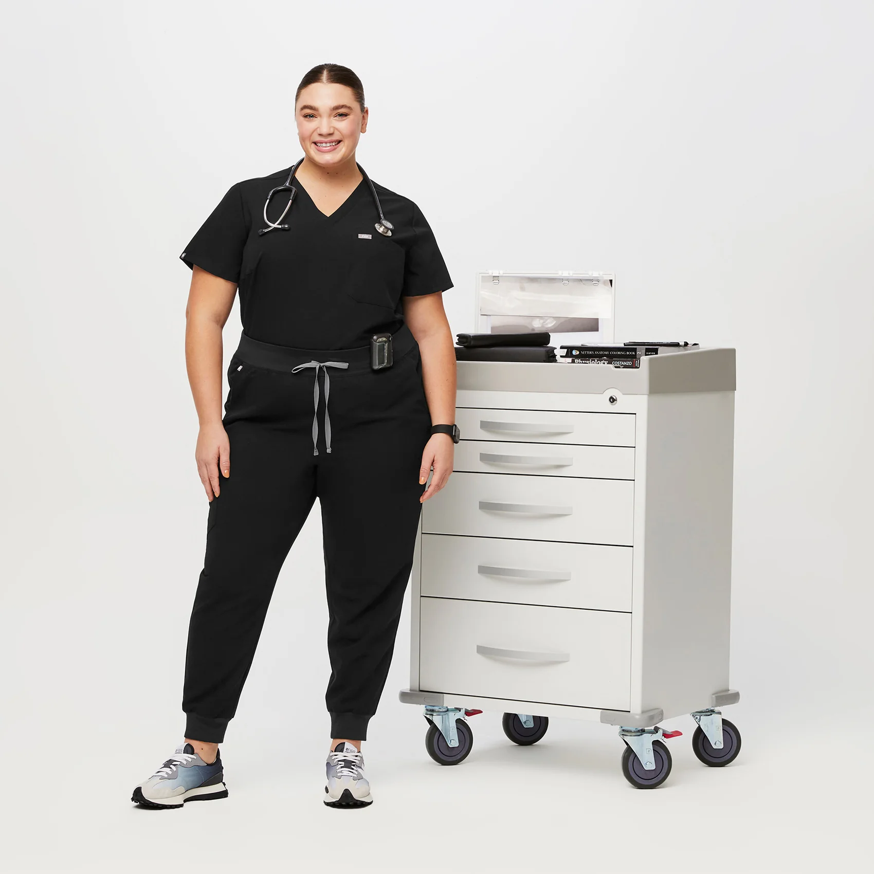 465-women-s-black-high-waisted-zamoratm-jogger-scrub-pants-3xl-6xl-2.webp women's Black High Waisted Zamora™ - Jogger Scrub Pants (3XL - 6XL)