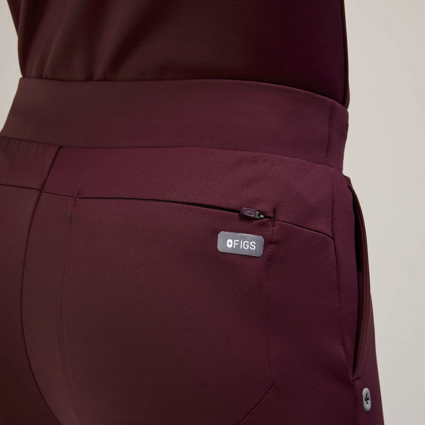 5079-women-s-burgundy-tena-formx-slim-tapered-petite-scrub-panttm-5.webp women's Burgundy Tena FORMx Slim Tapered - Petite Scrub Pant™