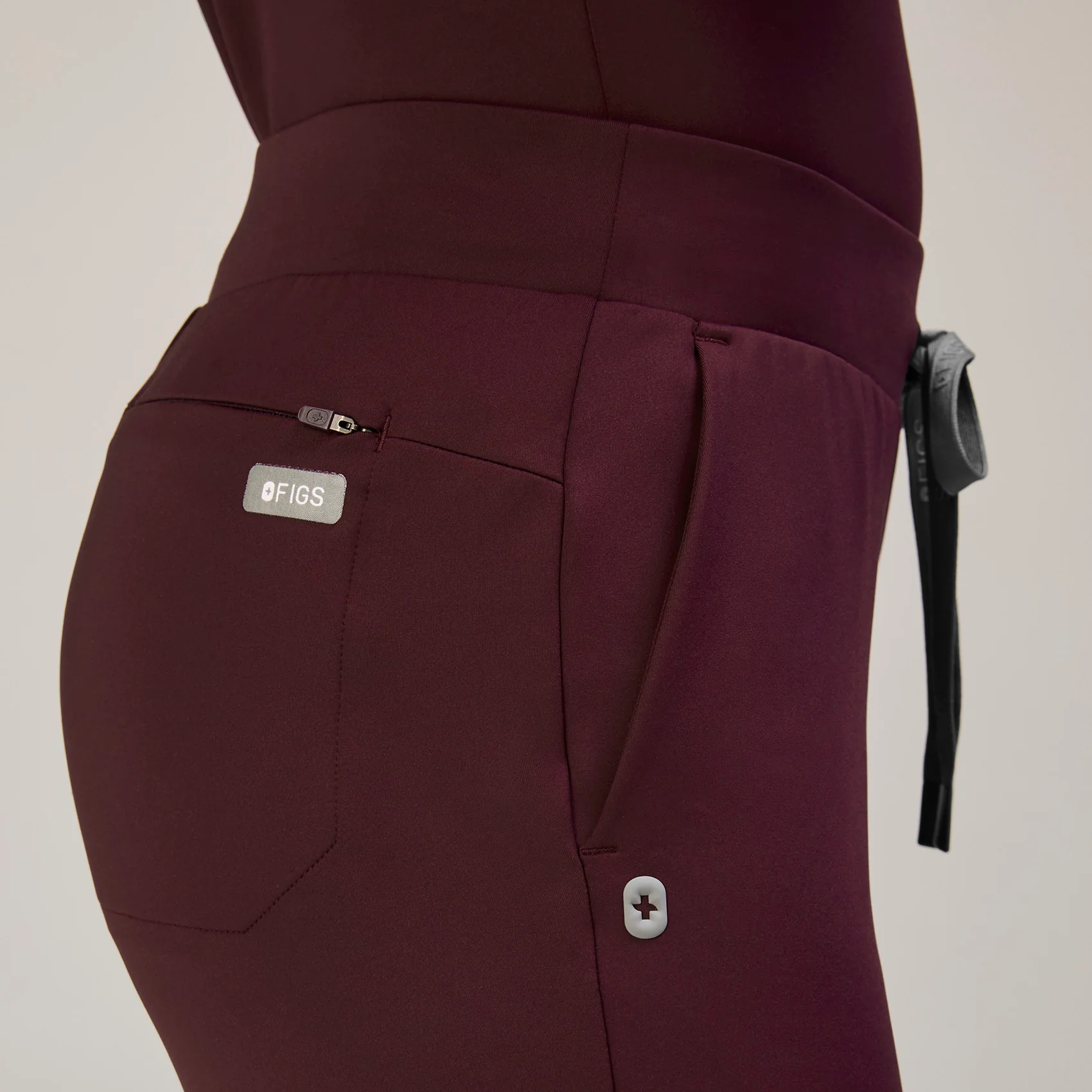 5079-women-s-burgundy-tena-formx-slim-tapered-petite-scrub-panttm-6.webp women's Burgundy Tena FORMx Slim Tapered - Petite Scrub Pant™