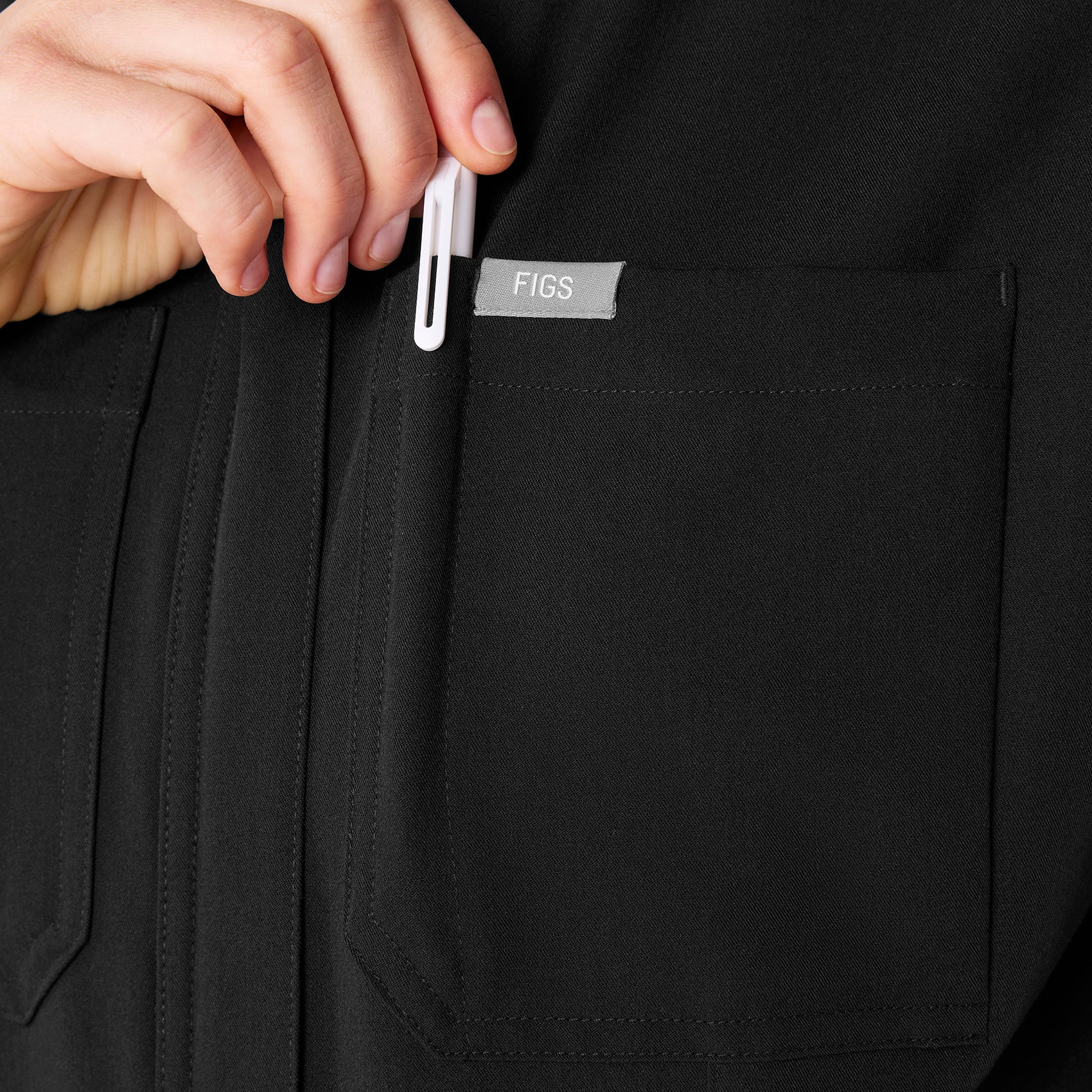 women's Black Rafaela Cargo Jogger - Petite ScrubJumpsuit™