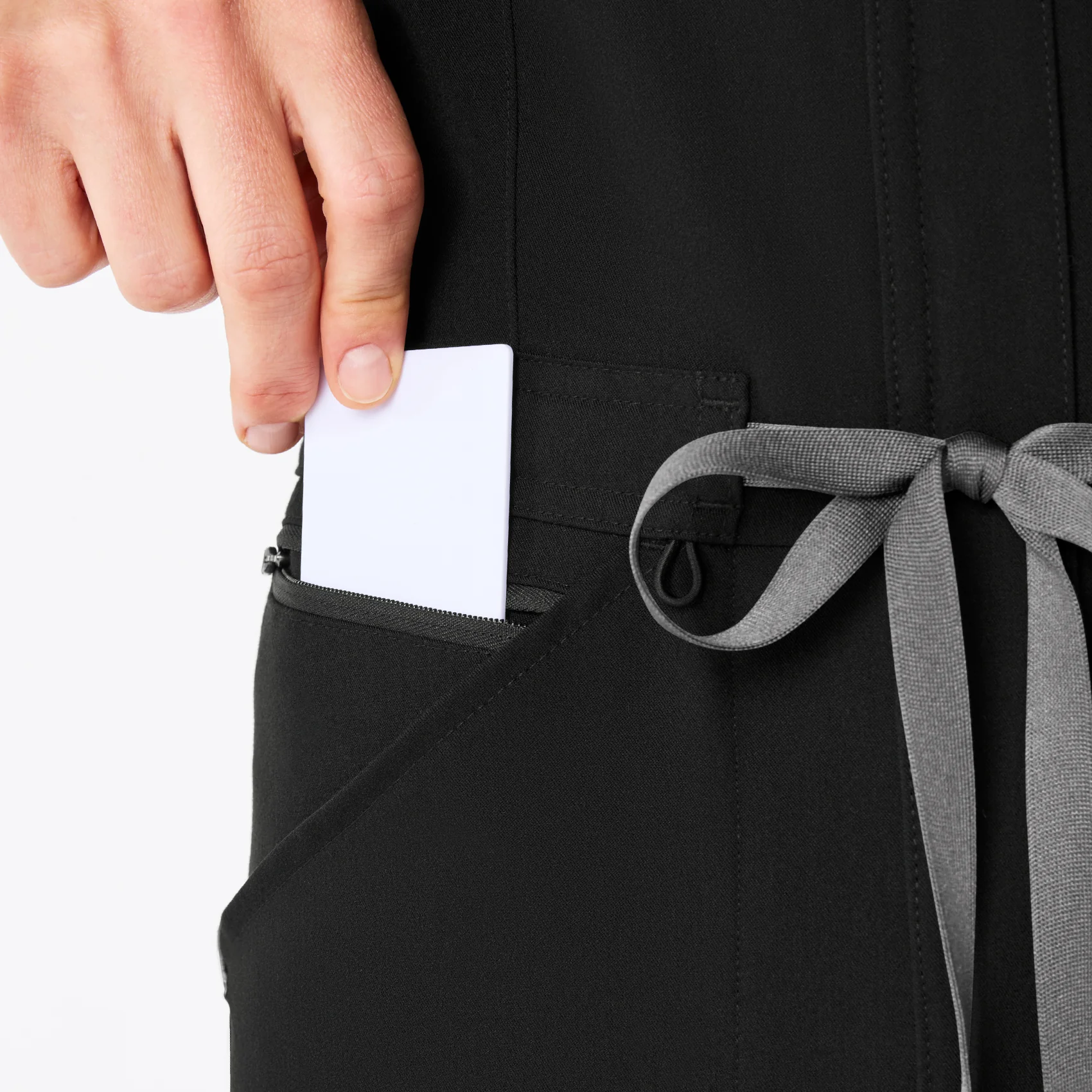 women's Black Rafaela Cargo Jogger - Petite ScrubJumpsuit™