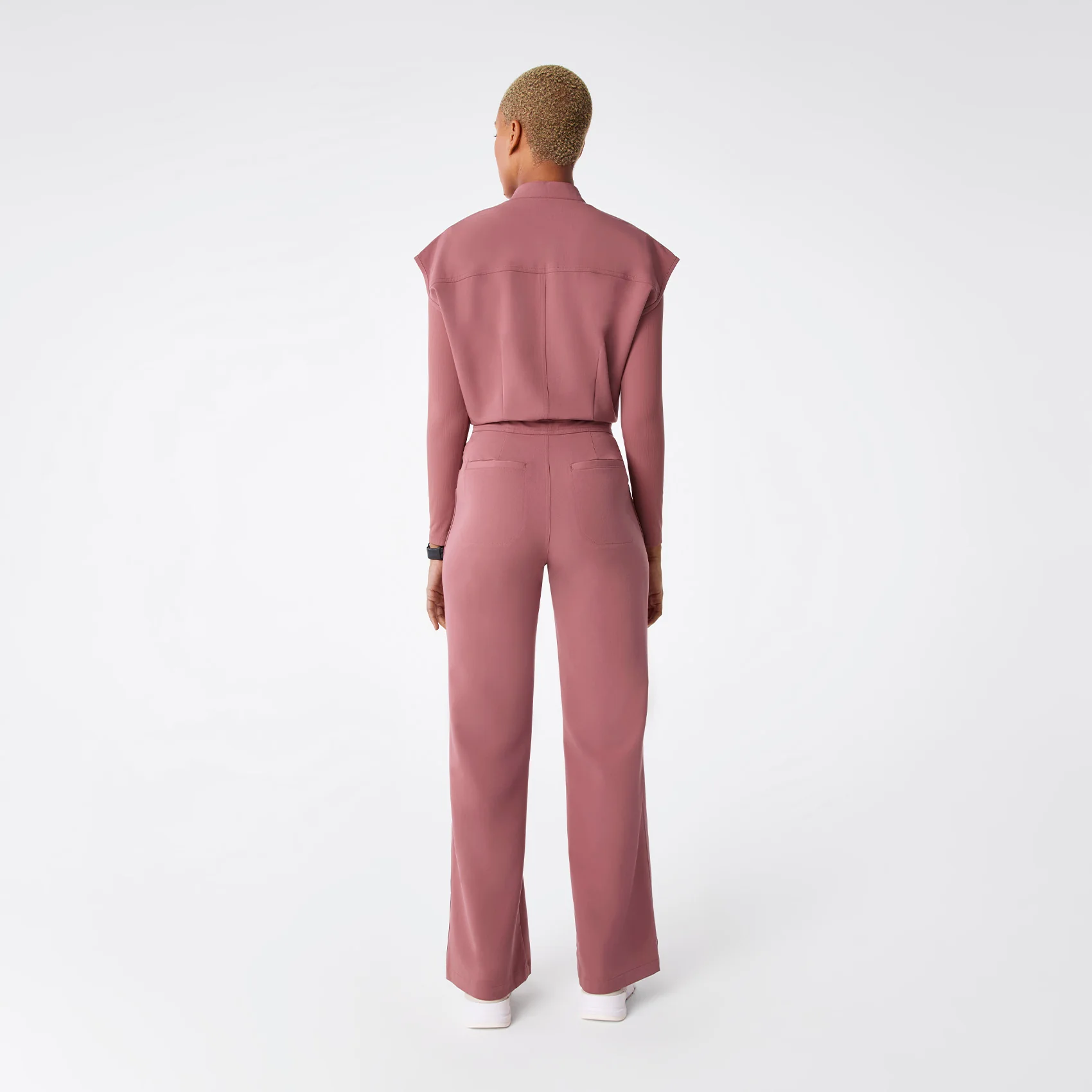 women's Mauve Rafaela Wide Leg - Tall ScrubJumpsuit™
