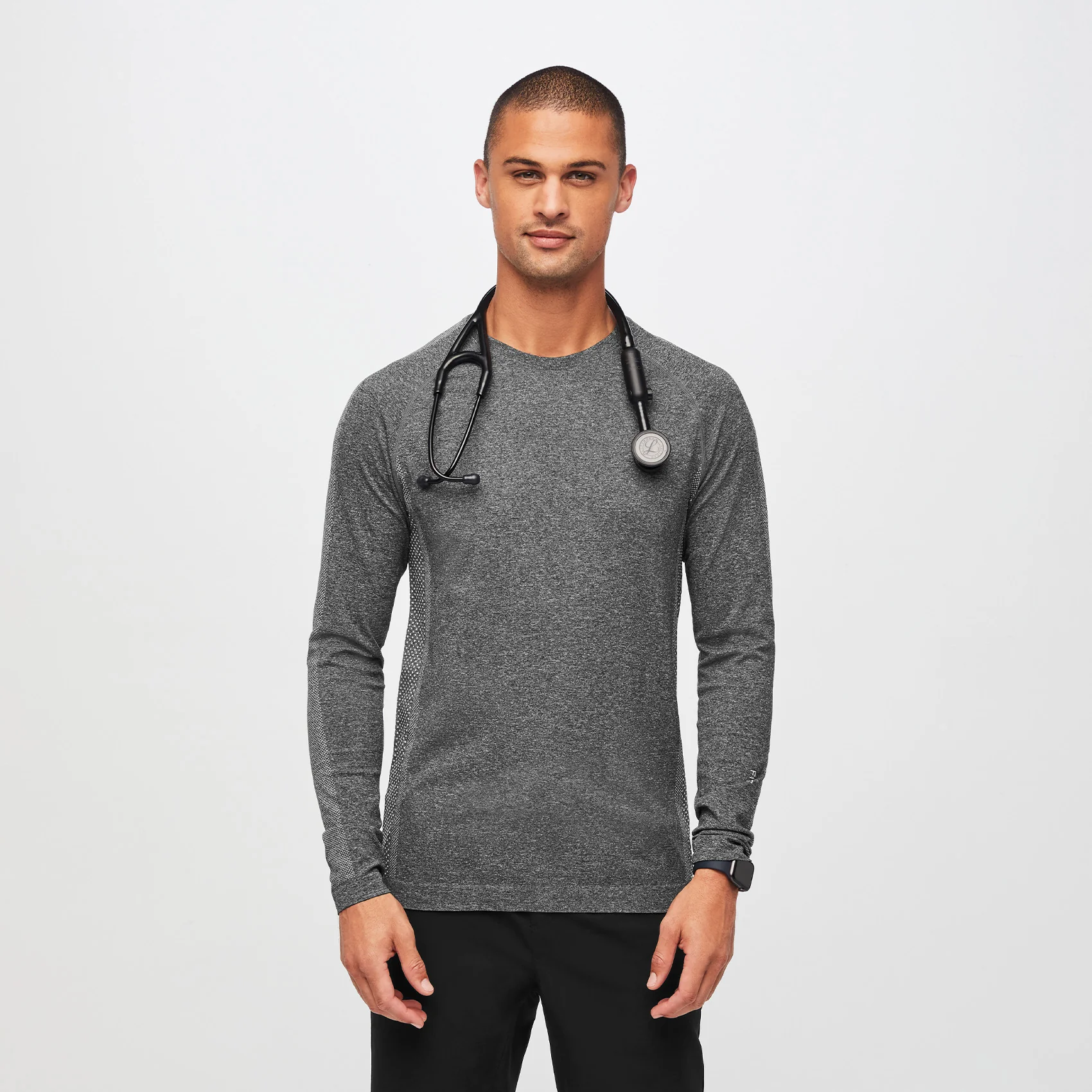 men's Graphite Makato Seamless - Longsleeve Underscrub (3XL-6XL)