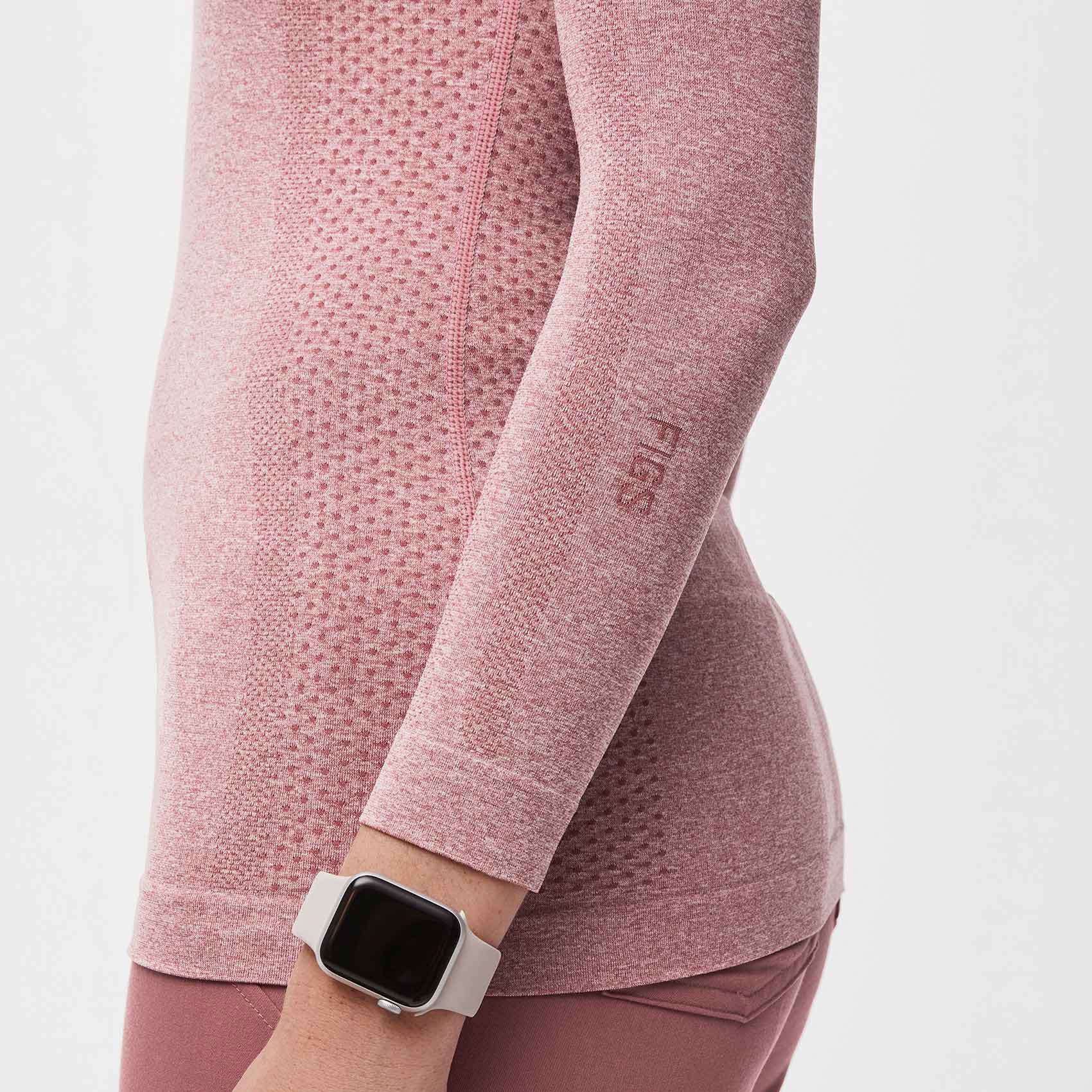 women's Mauve Salta Seamless - Longsleeve Underscrub (3XL-6XL)