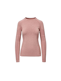 women's Mauve Salta Seamless - Longsleeve Underscrub (3XL-6XL)