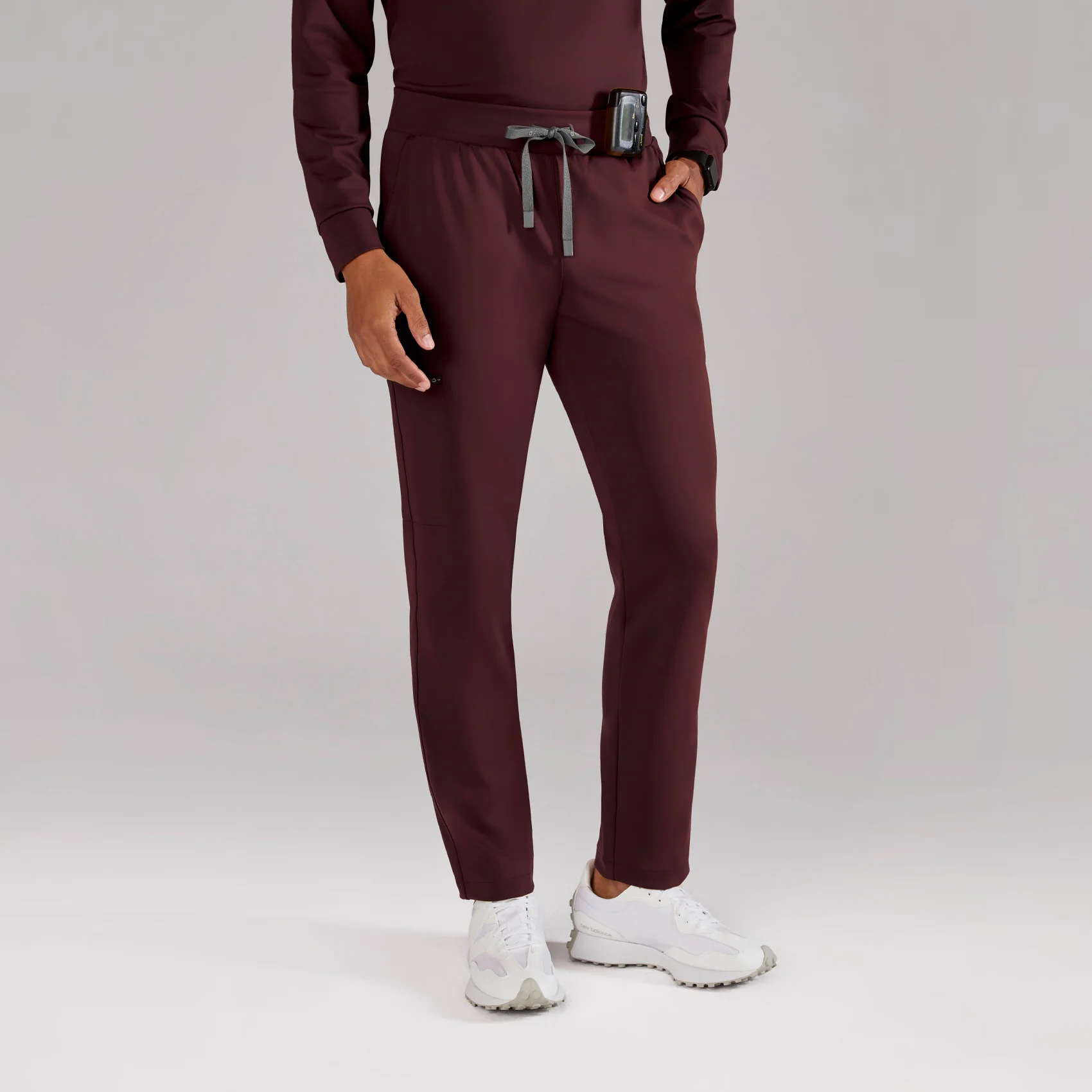 5404-men-s-burgundy-pierre-formx-slim-tapered-short-scrub-panttm-1.webp men's Burgundy Pierre FORMx Slim Tapered - Short Scrub Pant™
