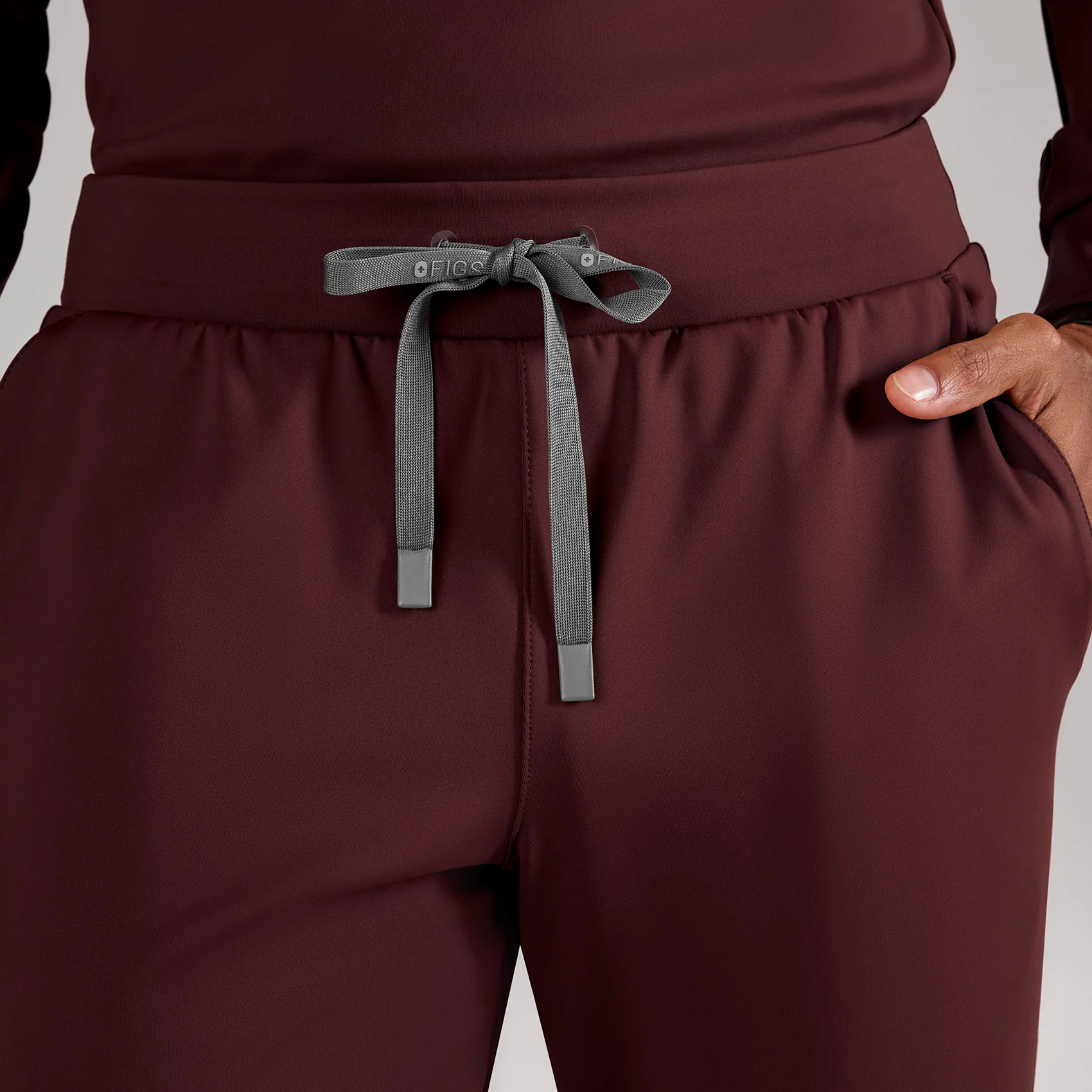 5404-men-s-burgundy-pierre-formx-slim-tapered-short-scrub-panttm-6.webp men's Burgundy Pierre FORMx Slim Tapered - Short Scrub Pant™