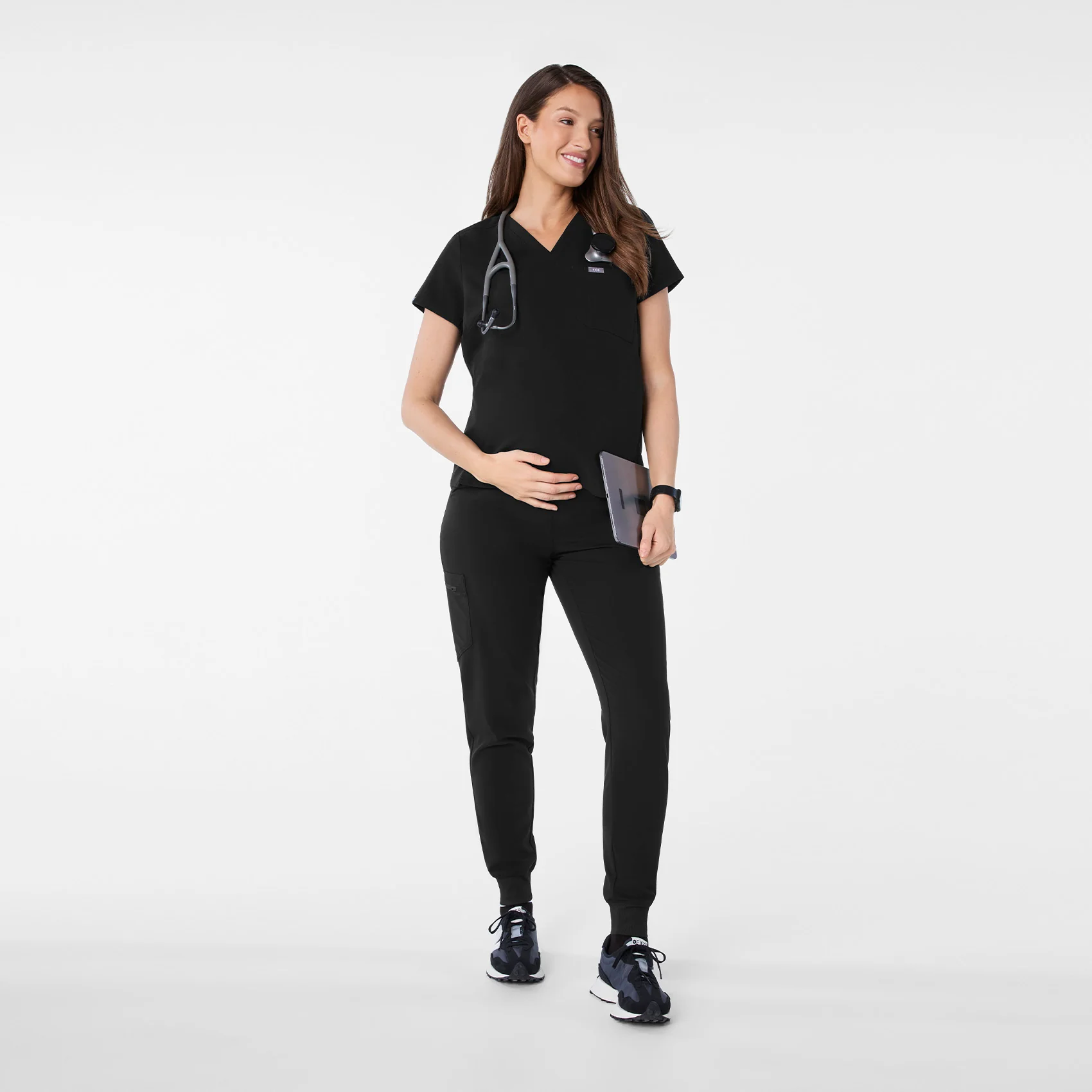 5456-women-s-black-zamora-tall-maternity-jogger-scrub-panttm-2.webp women's Black Zamora - Tall Maternity Jogger Scrub Pant™