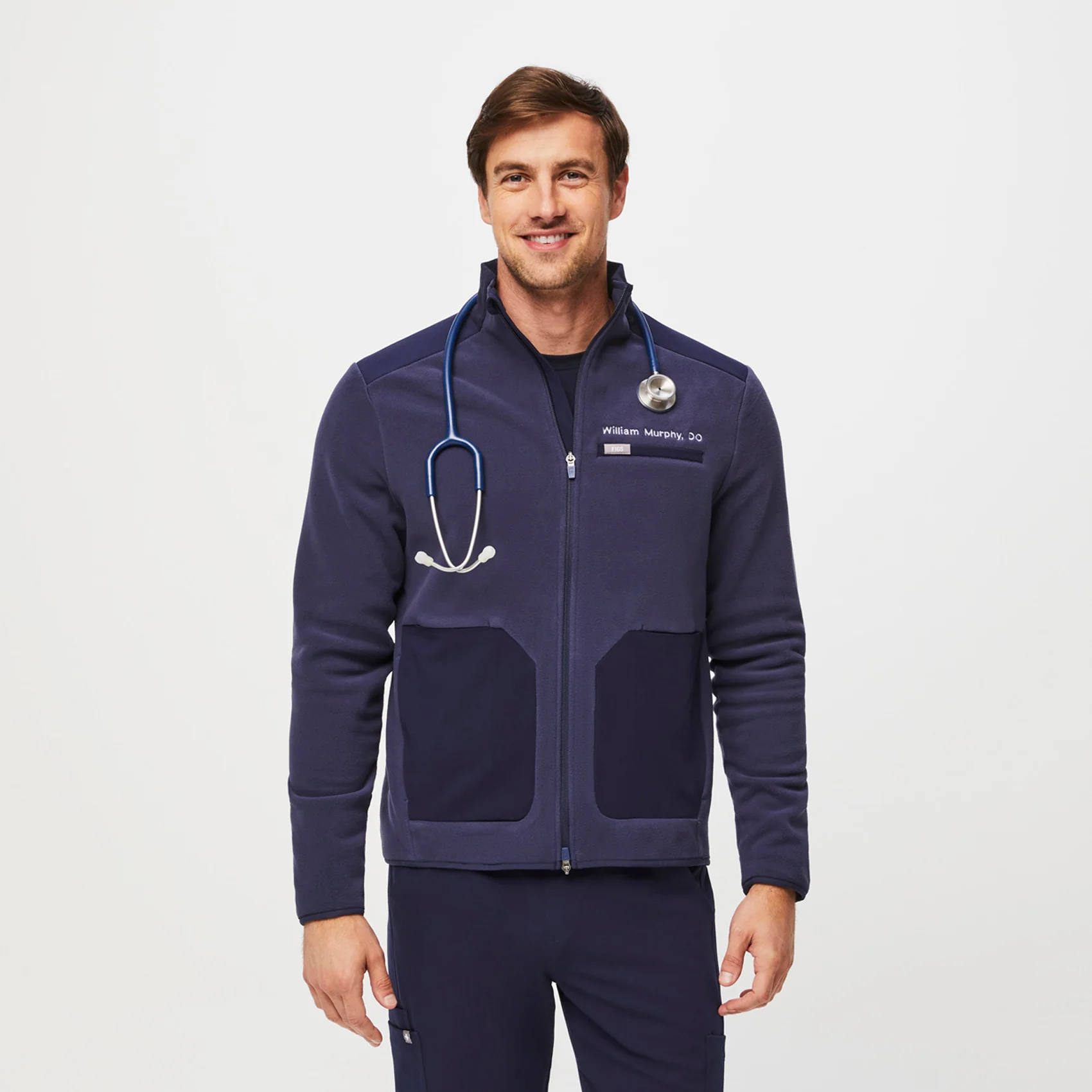 Men's Navy On-Shift™ - Fleece Jacket