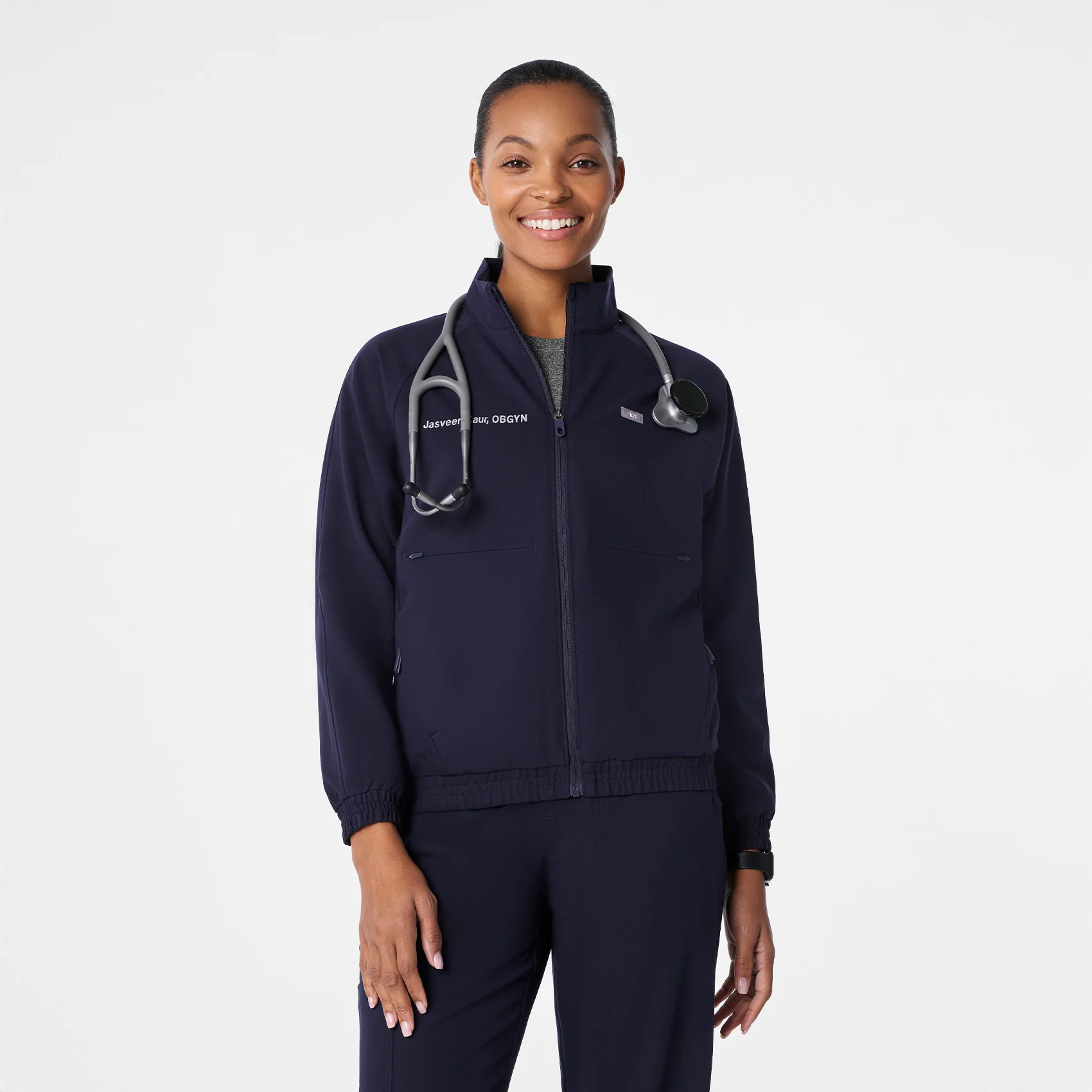 5505-women-s-navy-sydney-scrub-jacket-1.webp women's Navy Sydney - Scrub Jacket