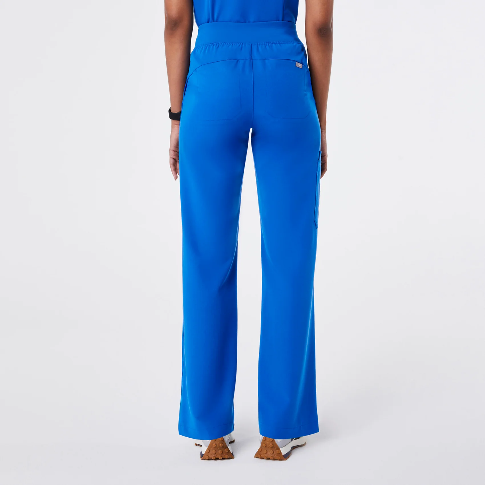 5528-women-s-royal-blue-high-waisted-isabel-wide-leg-scrub-pant-4.webp women's Royal Blue High Waisted Isabel Wide Leg - Scrub Pant