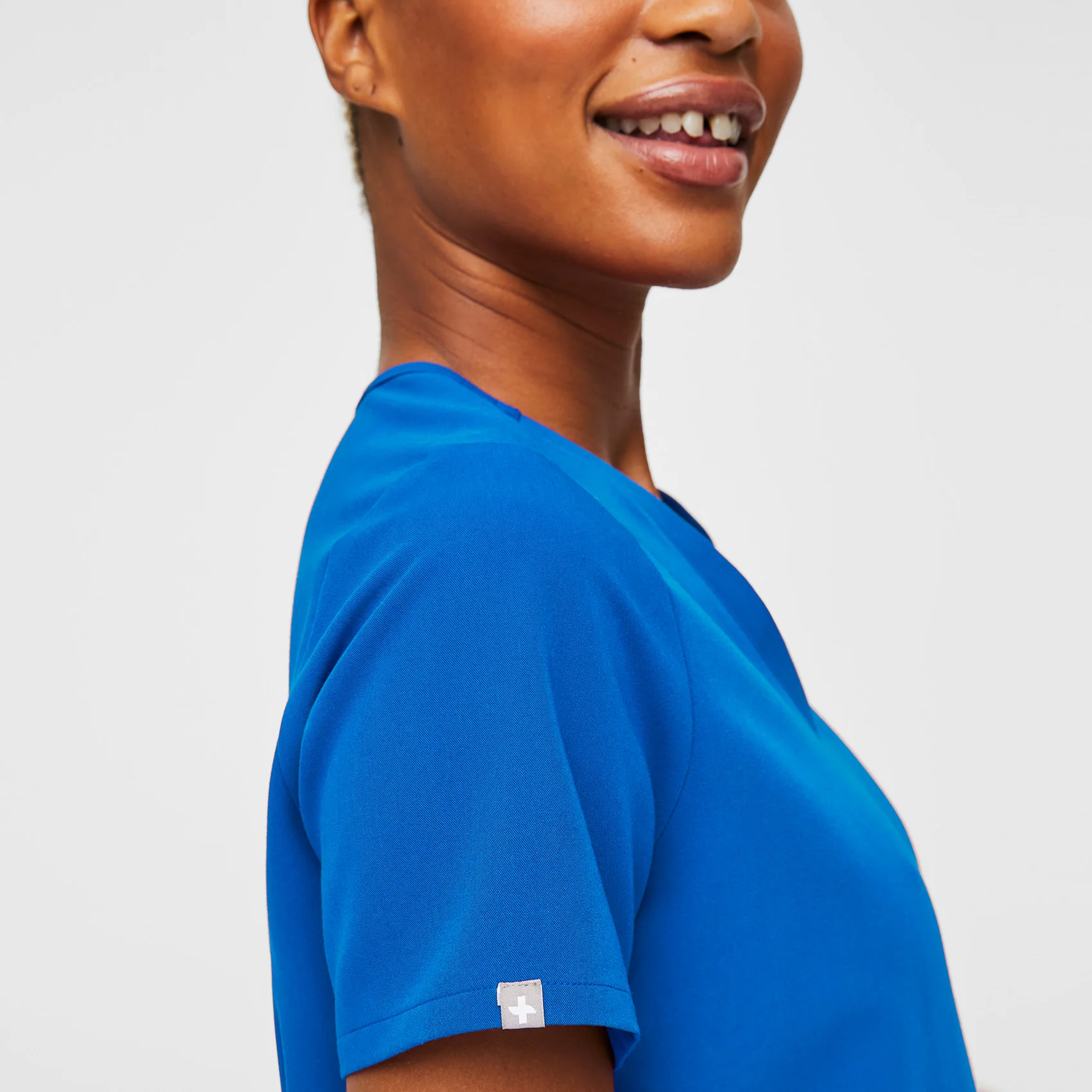 Women's Royal Blue Casma™ - Three-Pocket Scrub Top