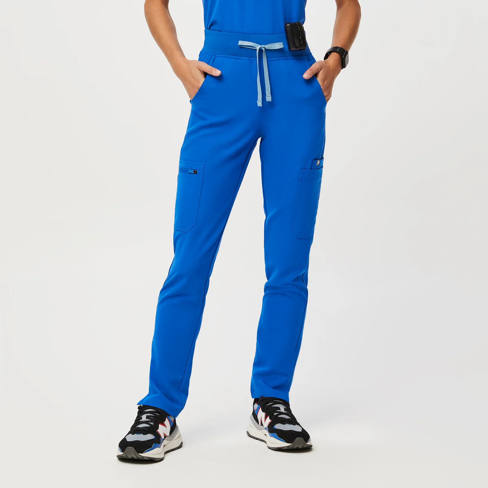 women's Royal Blue Yola™ High Waisted 2.0 - Skinny Scrub Pants