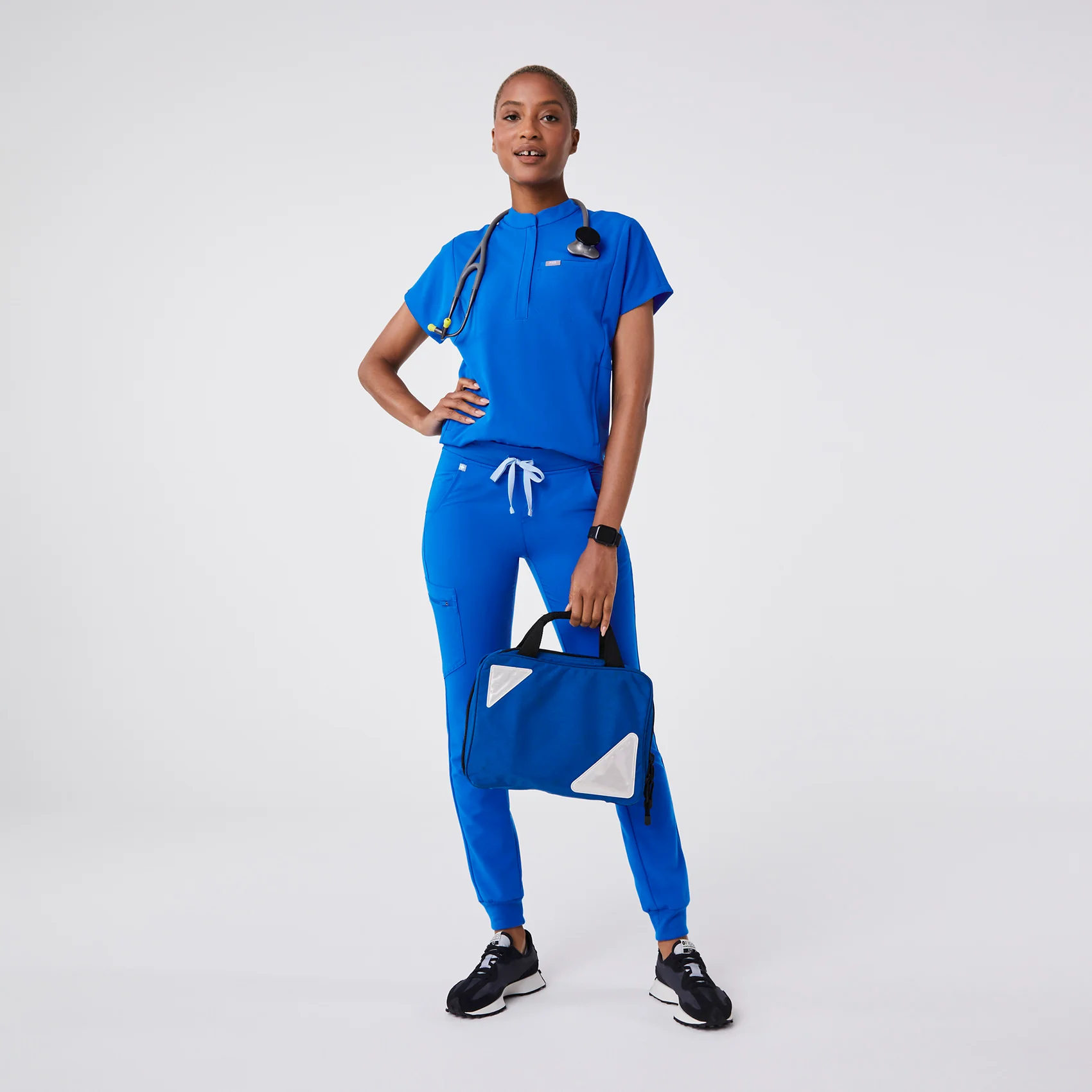 5675-women-s-royal-blue-montex-mock-neck-scrub-top-2.webp women's Royal Blue Montex - Mock Neck Scrub Top