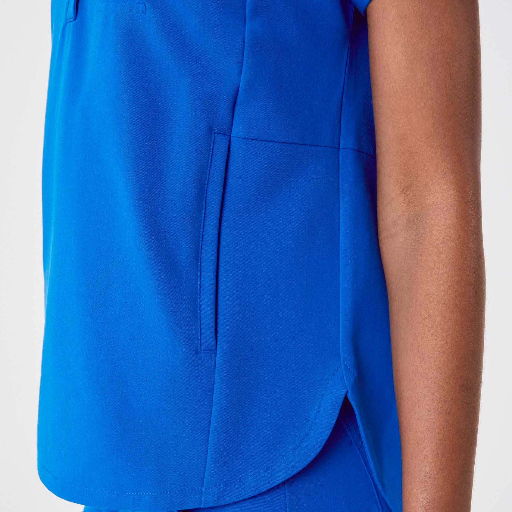 5675-women-s-royal-blue-montex-mock-neck-scrub-top-7.jpg women's Royal Blue Montex - Mock Neck Scrub Top