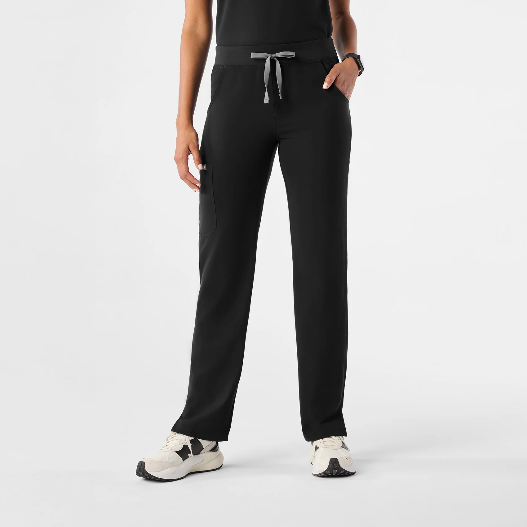 women's Black Kade™ - Petite Cargo Scrub Pants (3XL - 6XL)