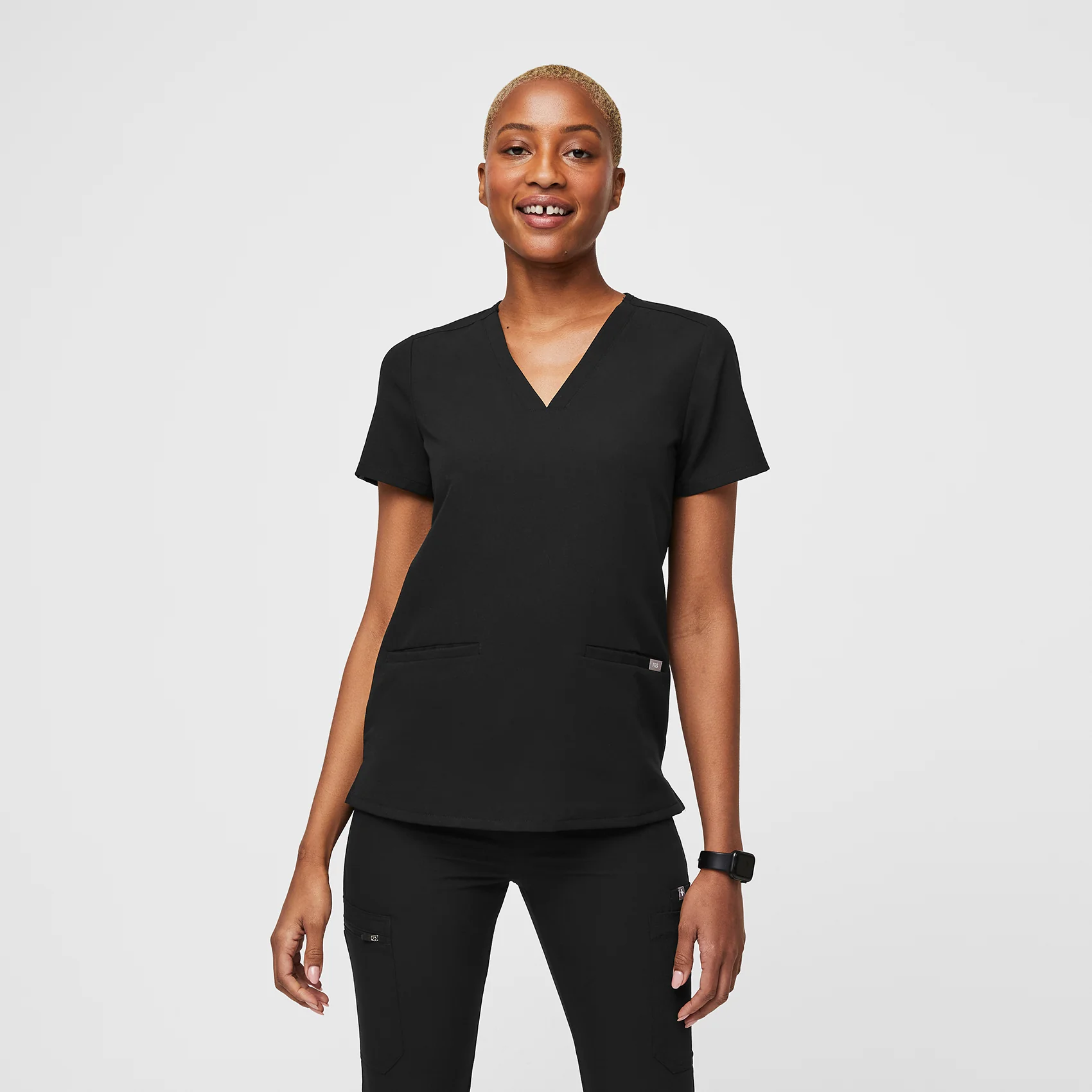 59-women-s-black-casmatm-three-pocket-scrub-top-2.webp Women's Black Casma™ - Three-Pocket Scrub Top