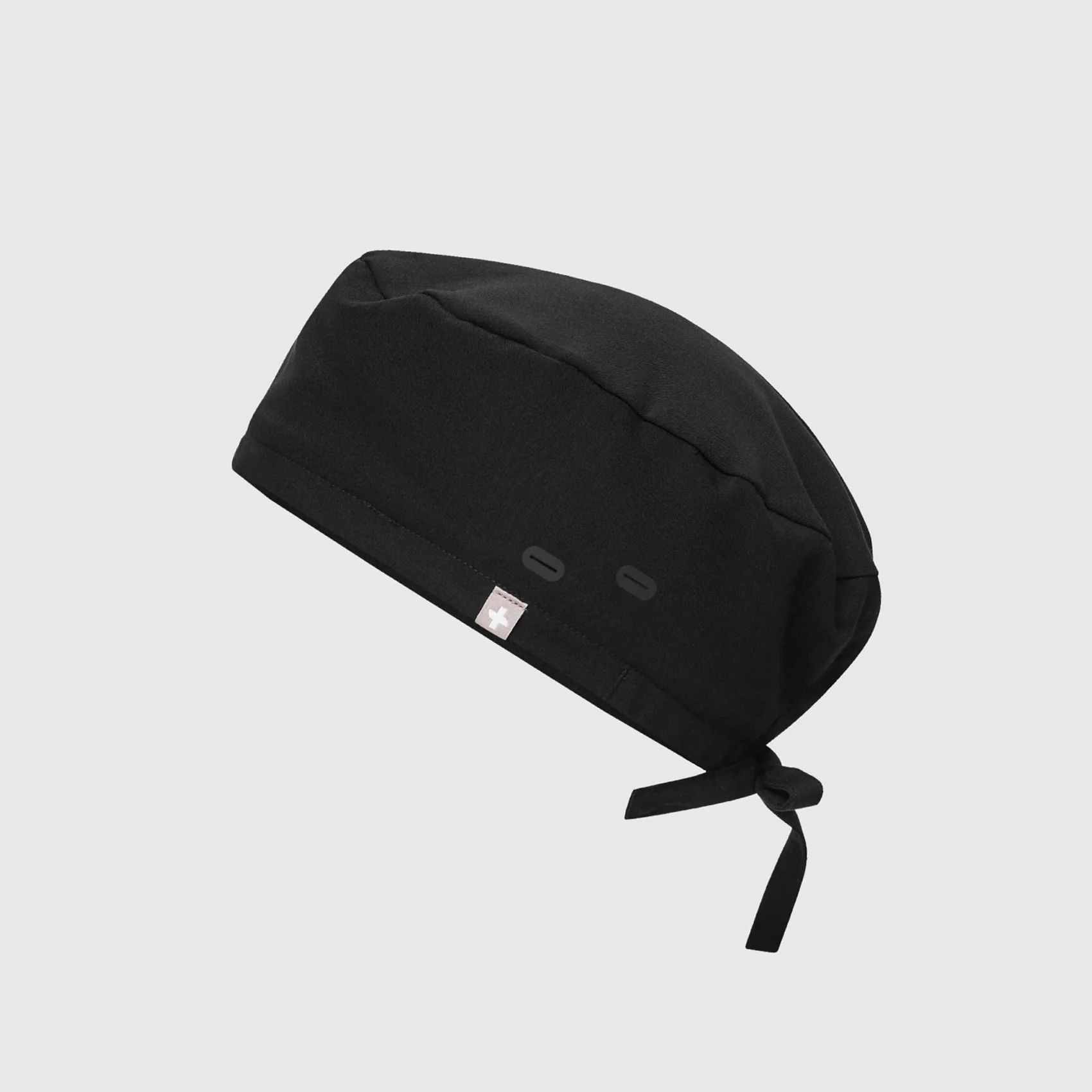 6127-black-modern-classic-scrub-cap-buttonholes-1.webp Black Modern - Classic Scrub Cap Buttonholes