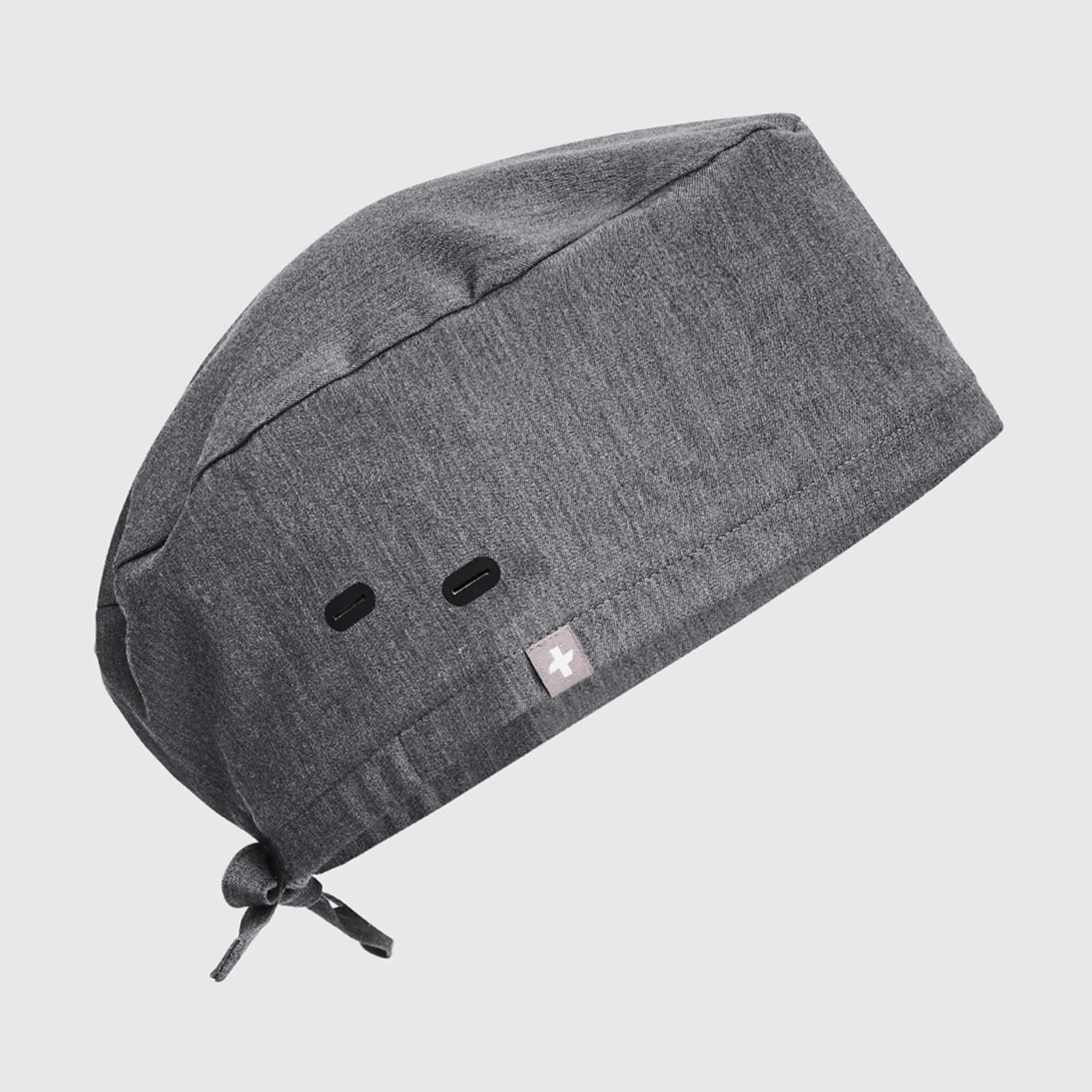 Black Modern - Classic Scrub Cap Buttonholes