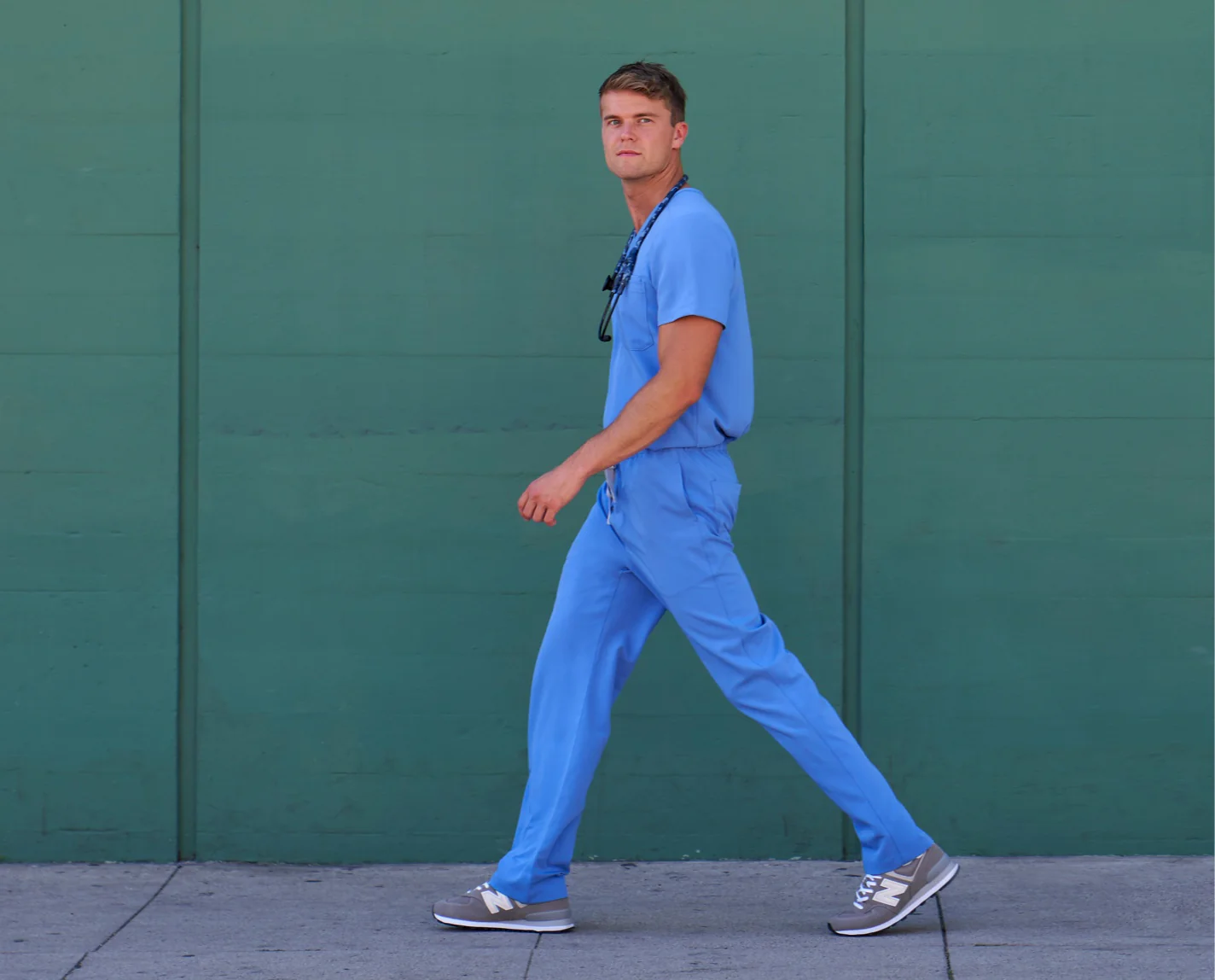 Men's Navy Pisco™ - Basic Scrub Pants