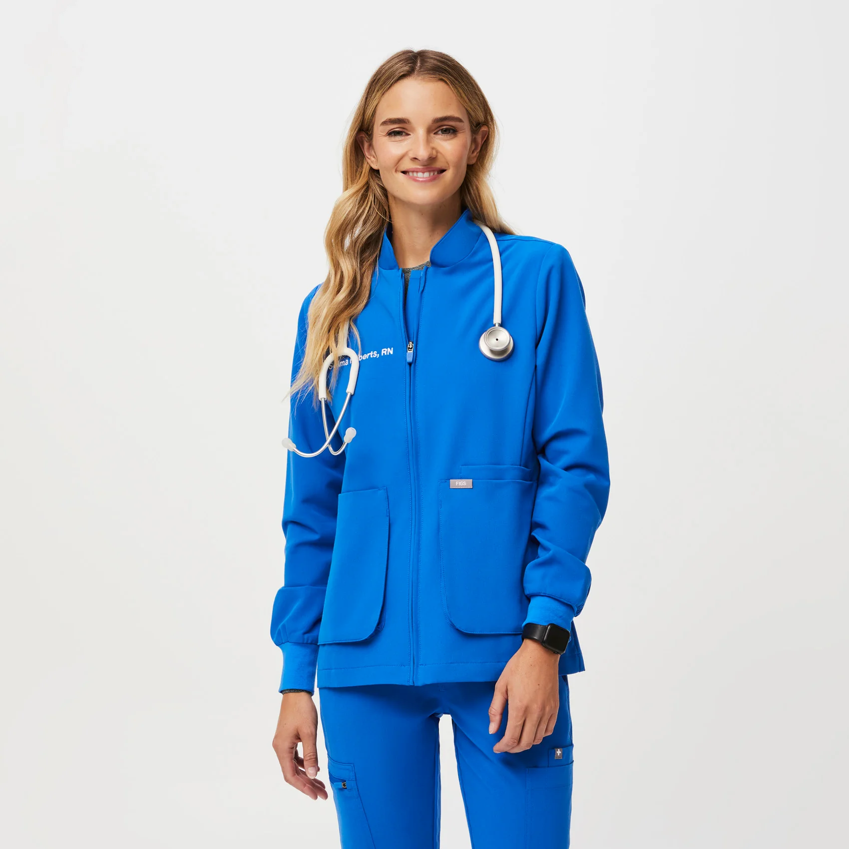 6268-women-s-royal-blue-sebina-scrub-jacket-1.webp Women's Royal Blue Sebina - Scrub Jacket