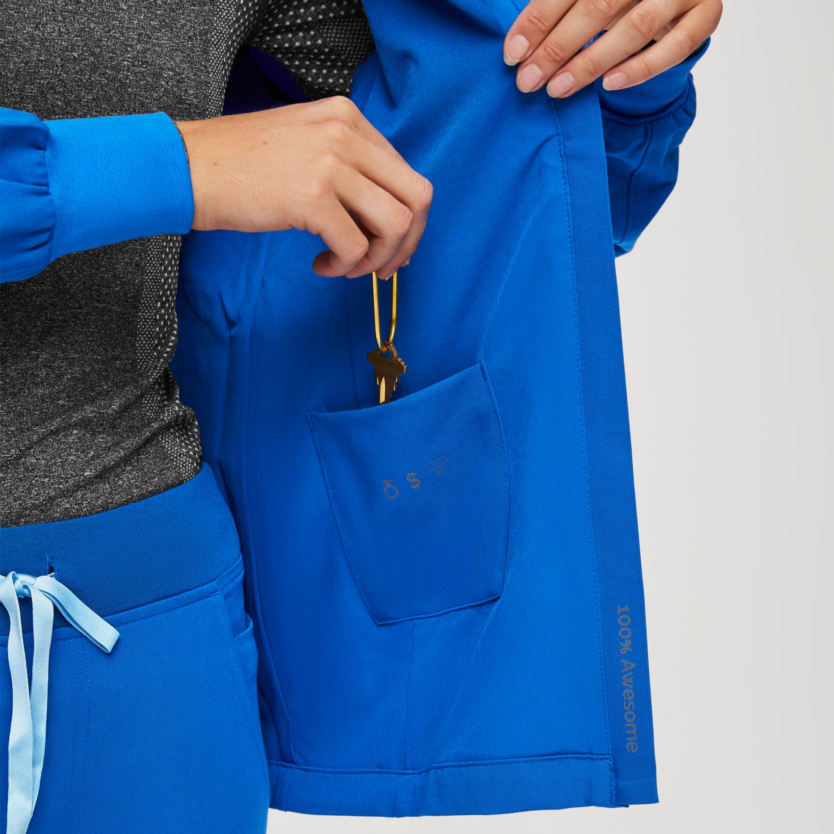6268-women-s-royal-blue-sebina-scrub-jacket-5.jpg Women's Royal Blue Sebina - Scrub Jacket