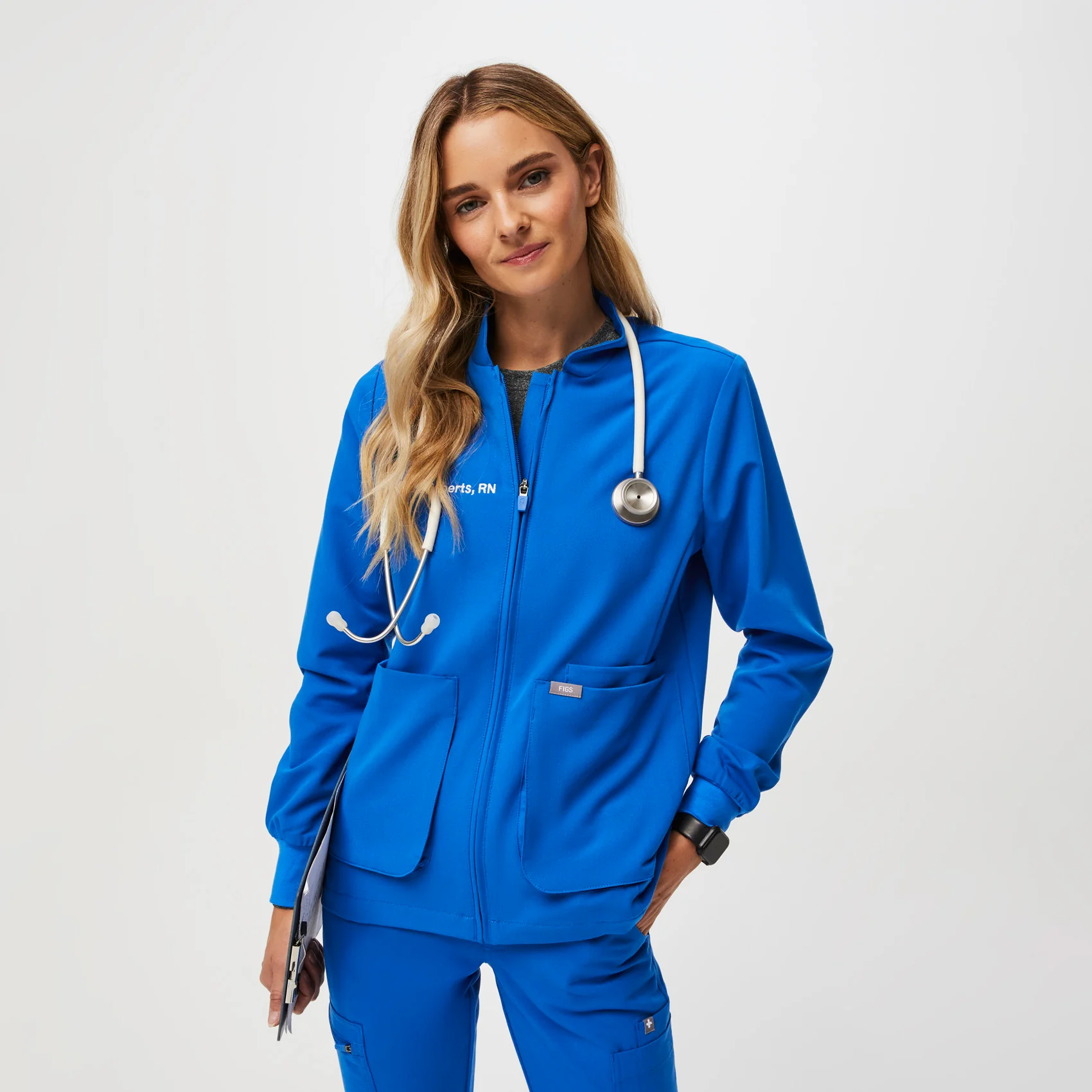 6268-women-s-royal-blue-sebina-scrub-jacket-6.webp Women's Royal Blue Sebina - Scrub Jacket