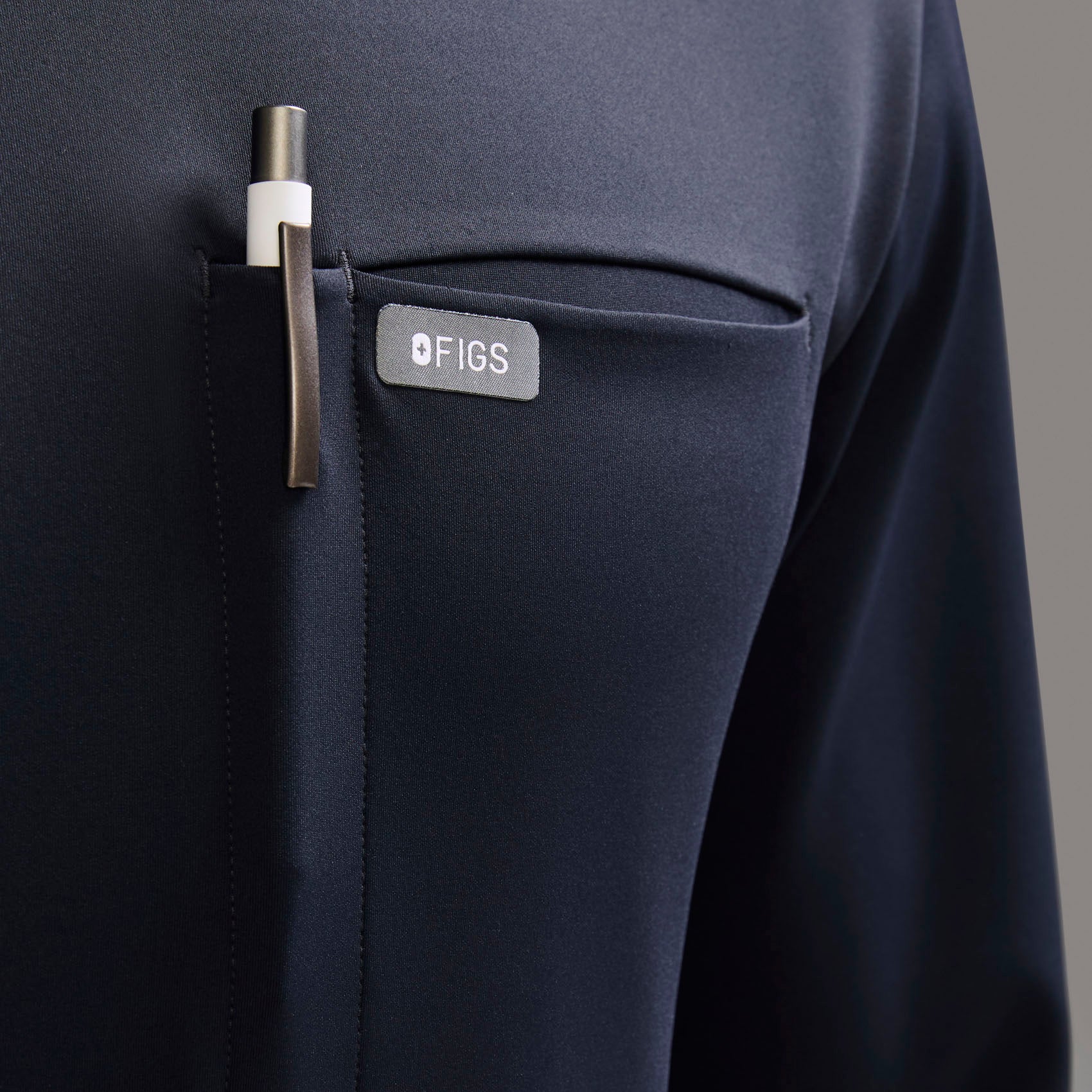men's Navy Destin FORMx - Crewneck Scrub Top™