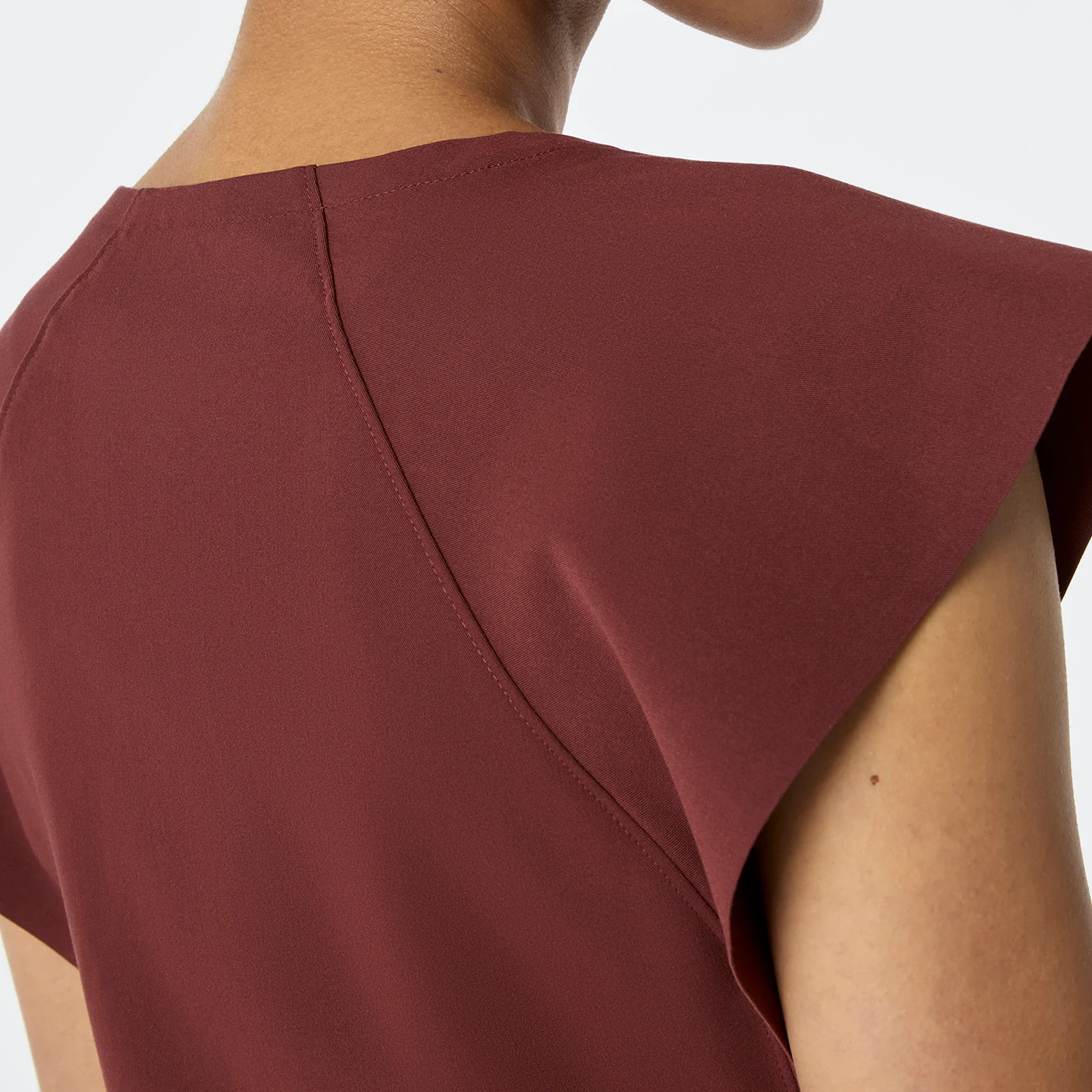 women's Walnut Orillia Slim Scoop Neck - Scrub Top