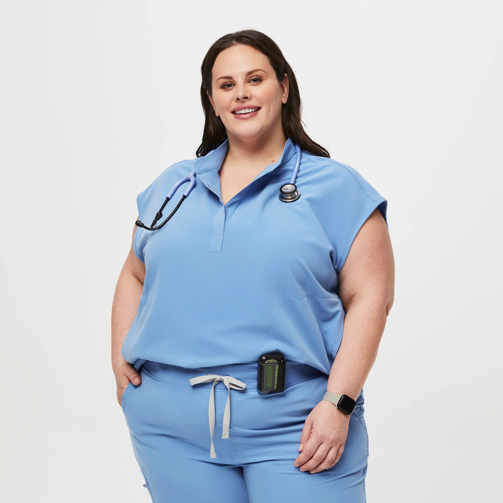 634-women-s-ceil-blue-rafaelatm-oversized-scrub-top-3xl-6xl-1.webp women's Ceil Blue Rafaela™ - Oversized Scrub Top (3XL - 6XL)