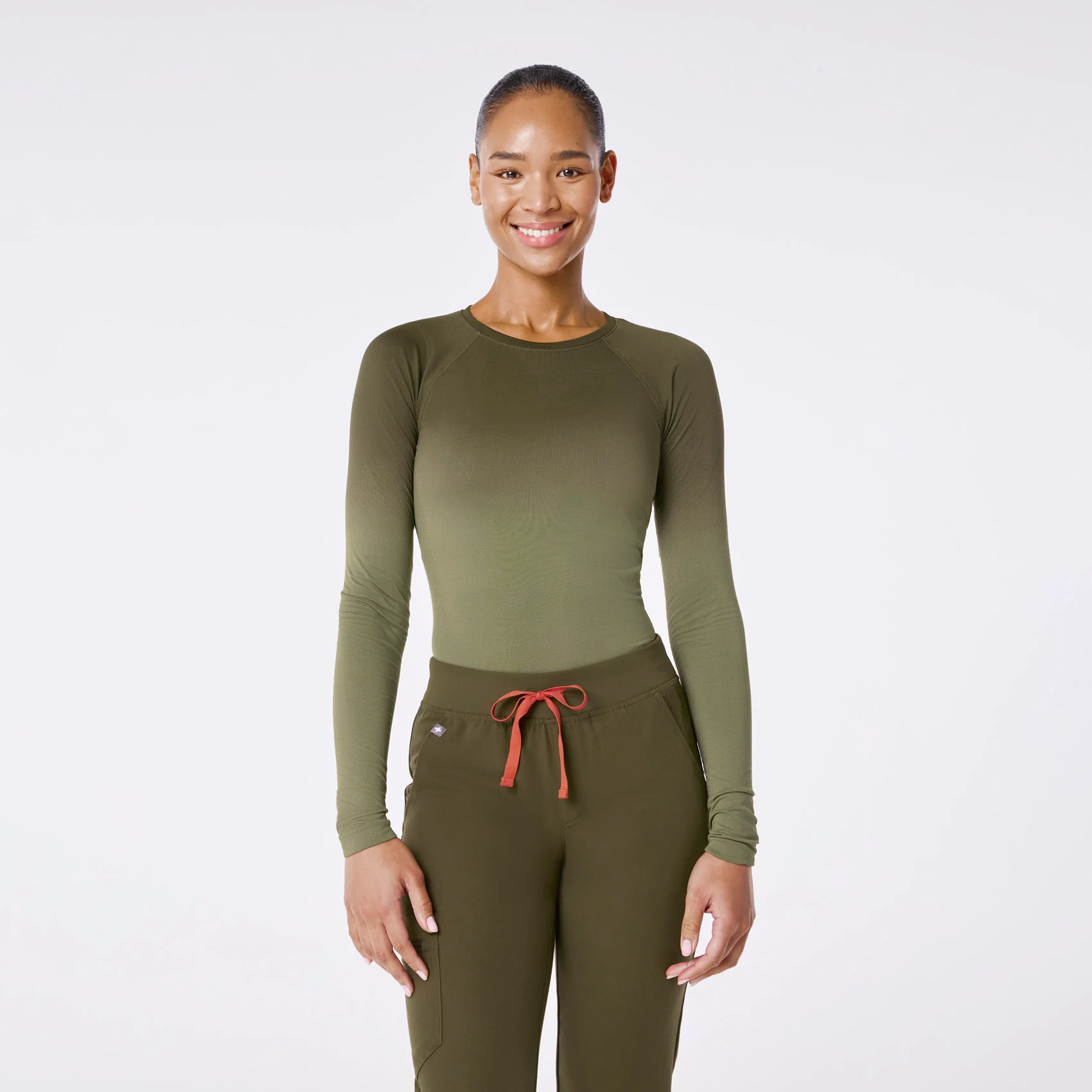 6386-women-s-ombre-spruce-salta-seamless-longsleeve-underscrub-1.webp women's Ombre Spruce Salta Seamless - Longsleeve Underscrub