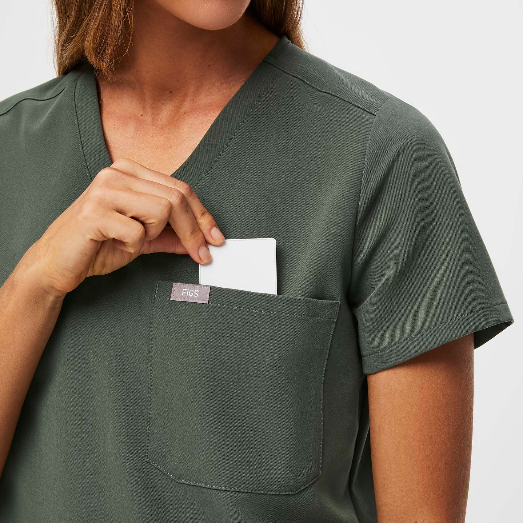women's Moss Catarina™ - One-Pocket Scrub Top