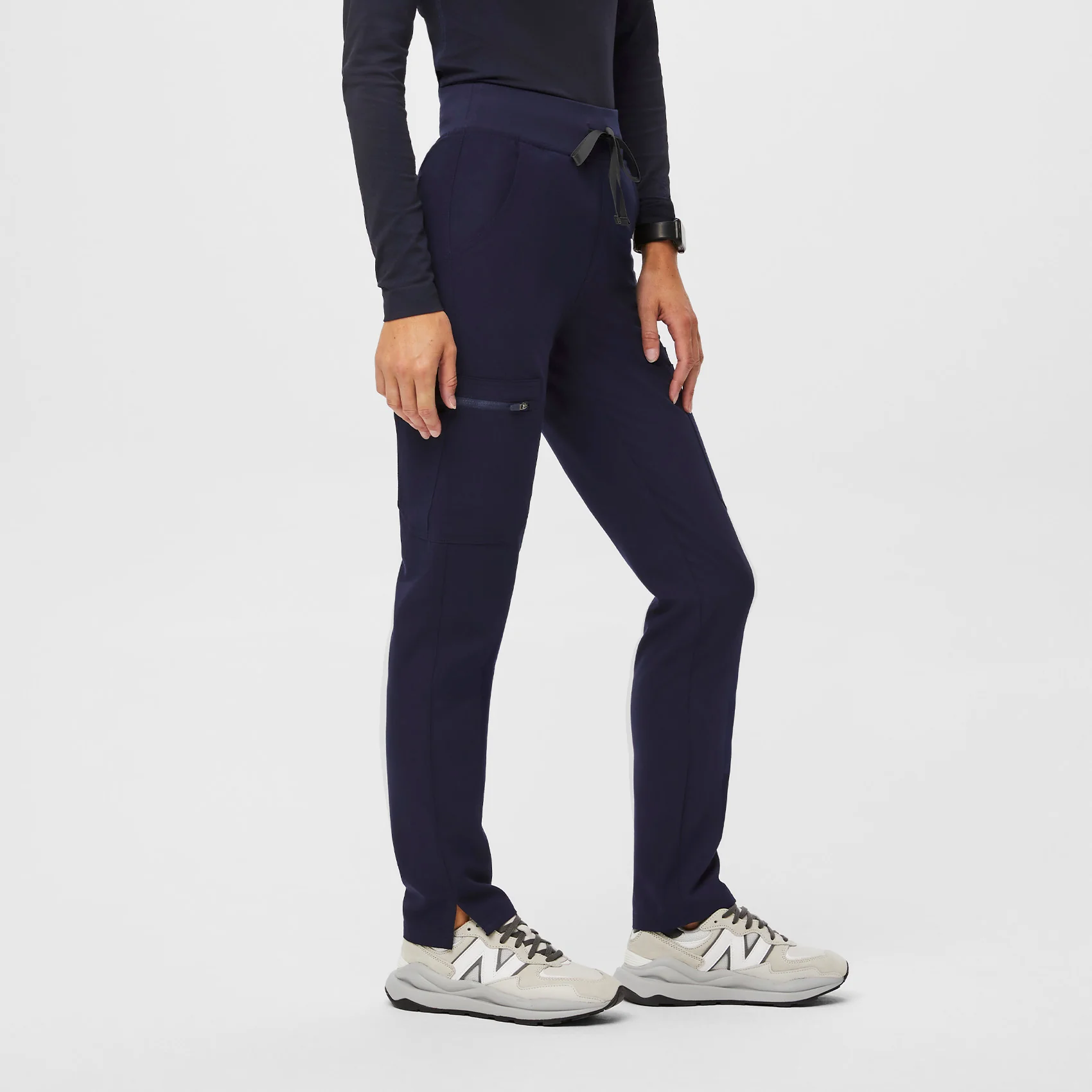 6797-women-s-navy-yolatm-high-waisted-2.0-skinny-scrub-pants-3.webp women's Navy Yola™ High Waisted 2.0 - Skinny Scrub Pants
