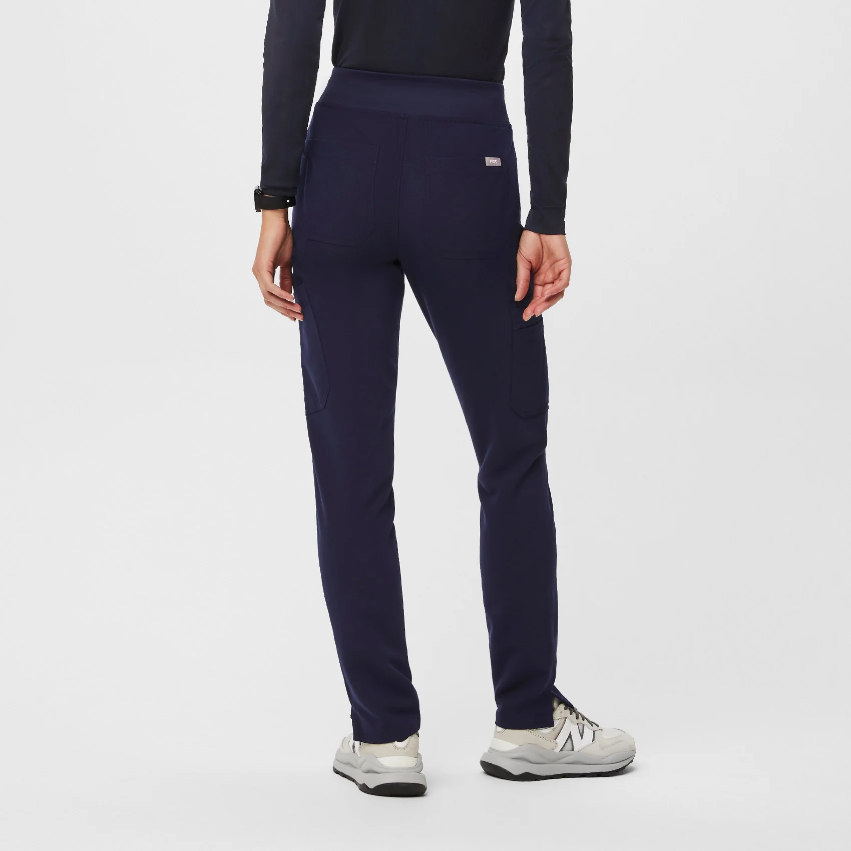 6797-women-s-navy-yolatm-high-waisted-2.0-skinny-scrub-pants-4.webp women's Navy Yola™ High Waisted 2.0 - Skinny Scrub Pants