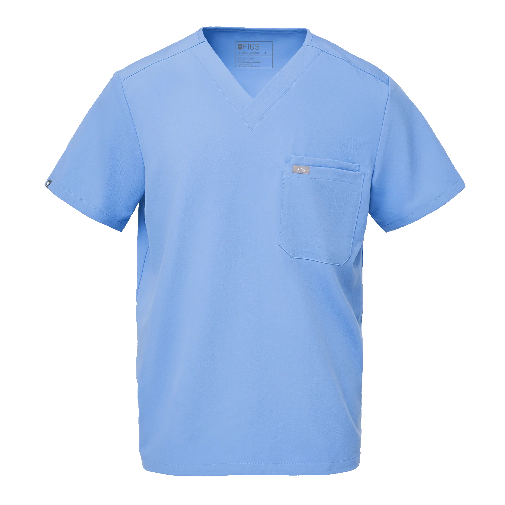 Men's Ceil Blue Leon™ - Three-Pocket Scrub Top